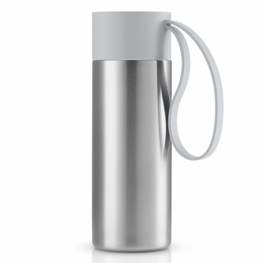 Eva Solo Termosmugg TO GO 350 ml, marmorgrått lock, rostfritt stål