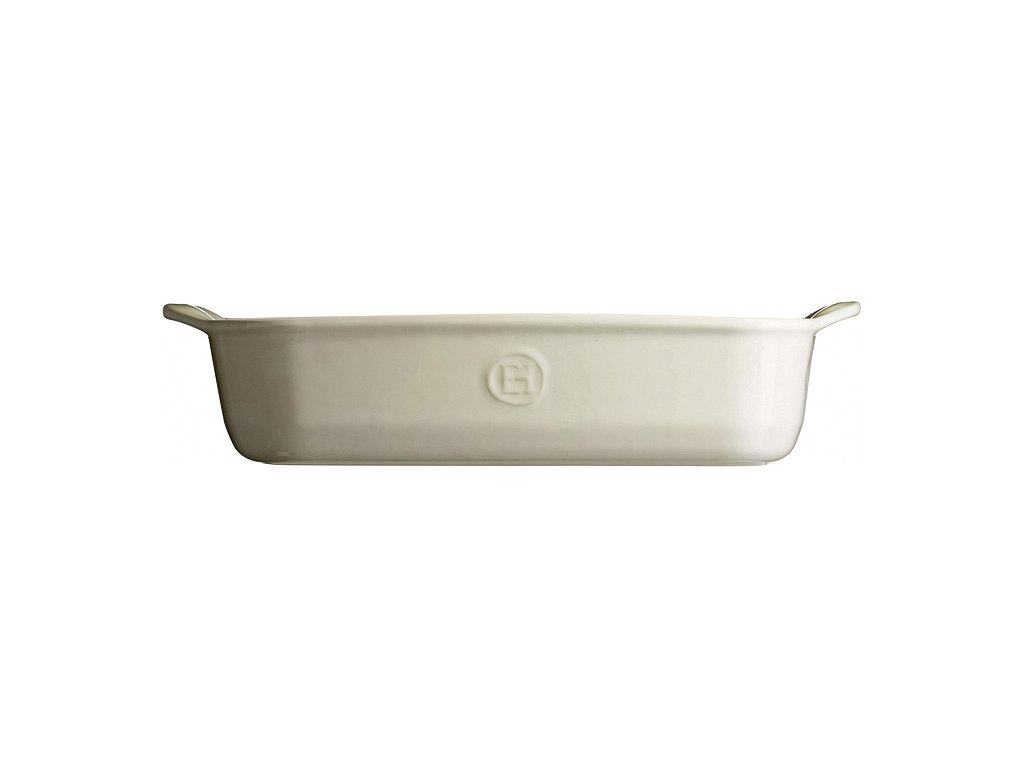 Emile Henry Ugnsform rektangulär 30 cm 1,55 L kräm