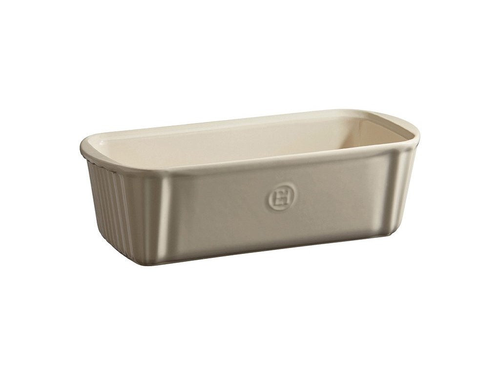 Emile Henry Brödform 31 x 13 cm, gräddvit