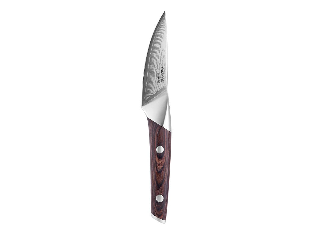 Eva Solo Skalkniv NORDIC KITCHEN 9 cm, pakkawood och damaskusstål