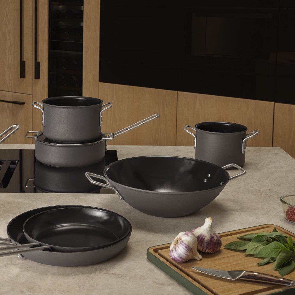 Eva Solo Gryta GREY LINE 16 cm, 2,5 l, aluminium