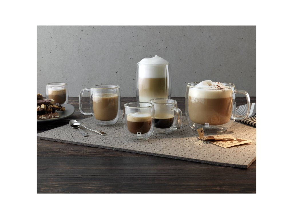ZWILLING Cappuccino-glas SORRENTO PLUS, set i 2 delar, 450 ml, Zwilling