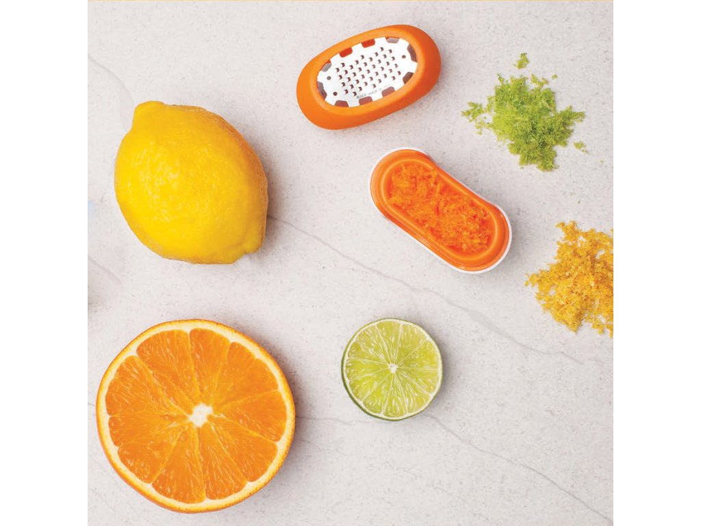 Microplane Zester rivjärn FLEXI ZESTI, orange