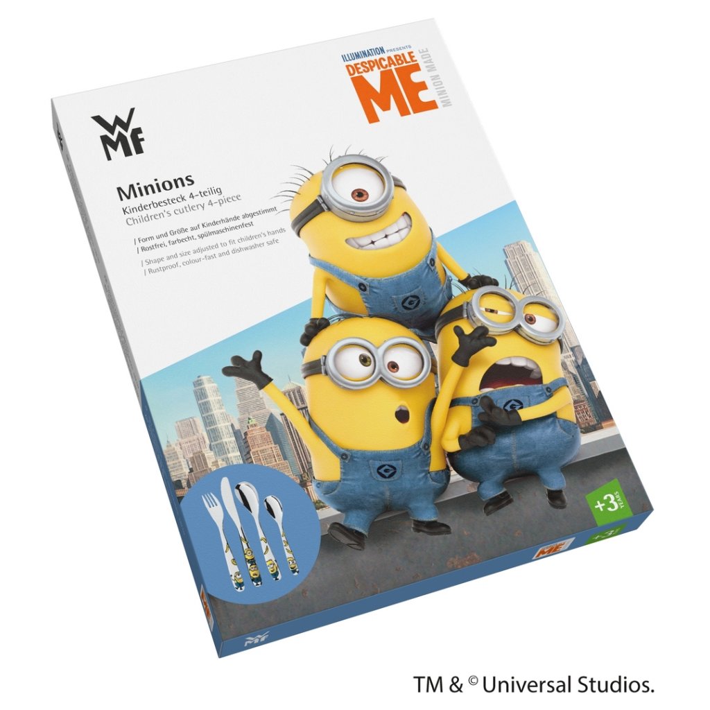 WMF Barnbestickset MINIONS, 4 st