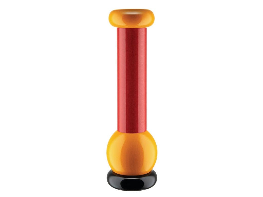 Alessi Saltkvarn och pepparkvarn MP0210, röd/gul/svart