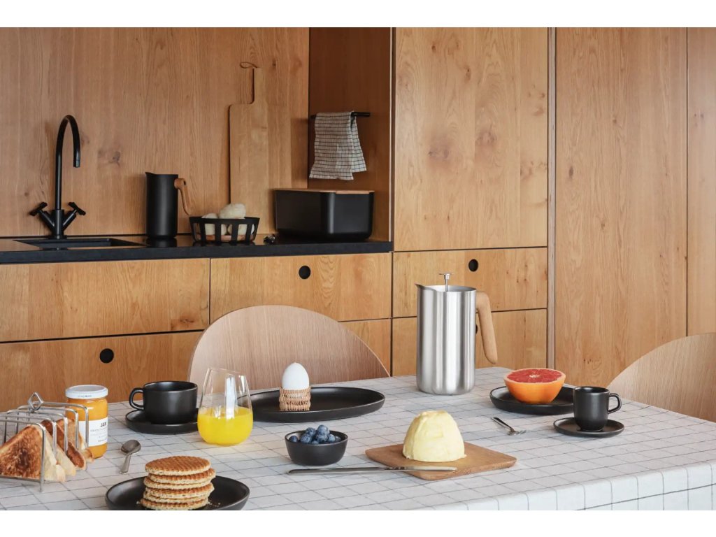 Eva Solo Middagstallrik NORDIC KITCHEN 26 cm, oval, svart, stengods