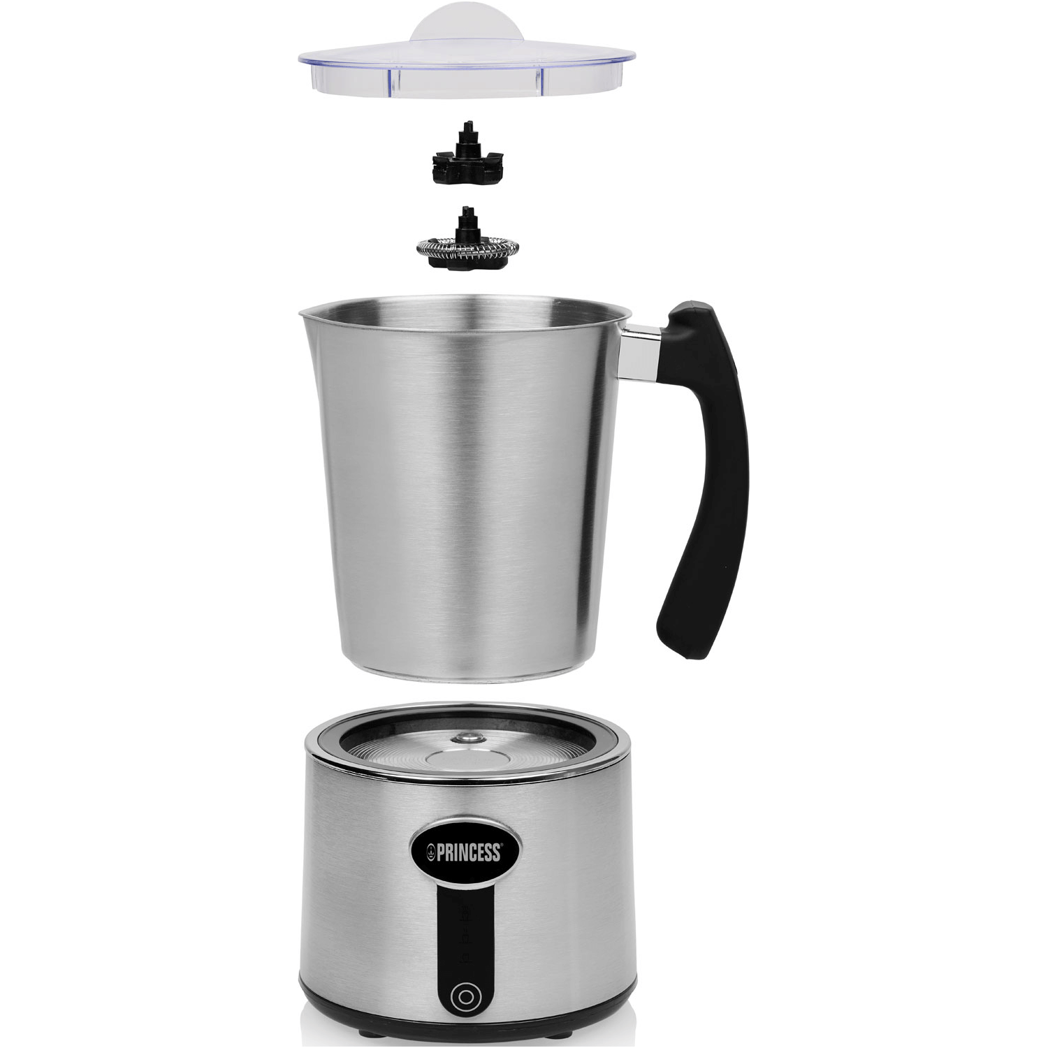 Princess Induction Mjölkskummare 650 Watt Silver