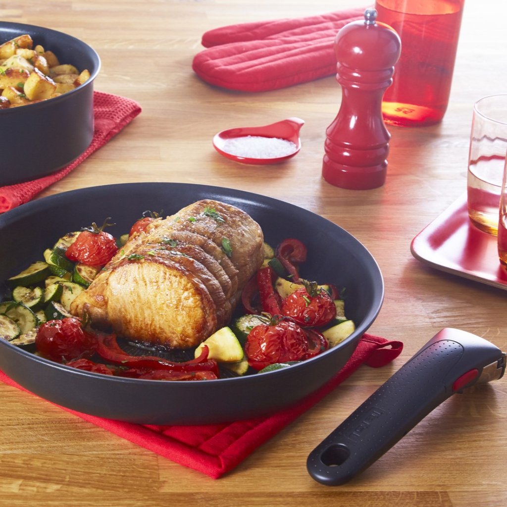 Tefal Set med stekpannor INGENIO UNLIMITED L7639032, set i 3, svart, aluminium
