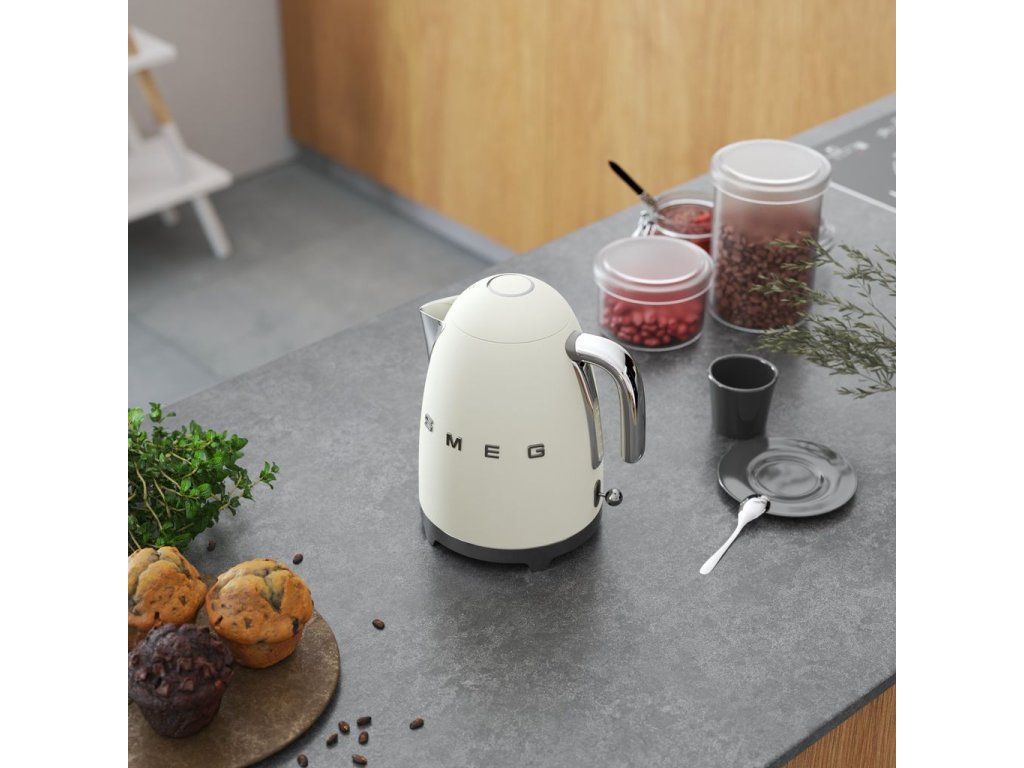Smeg Elektrisk vattenkokare KLF03WHMEU 1,7 l, matt vit