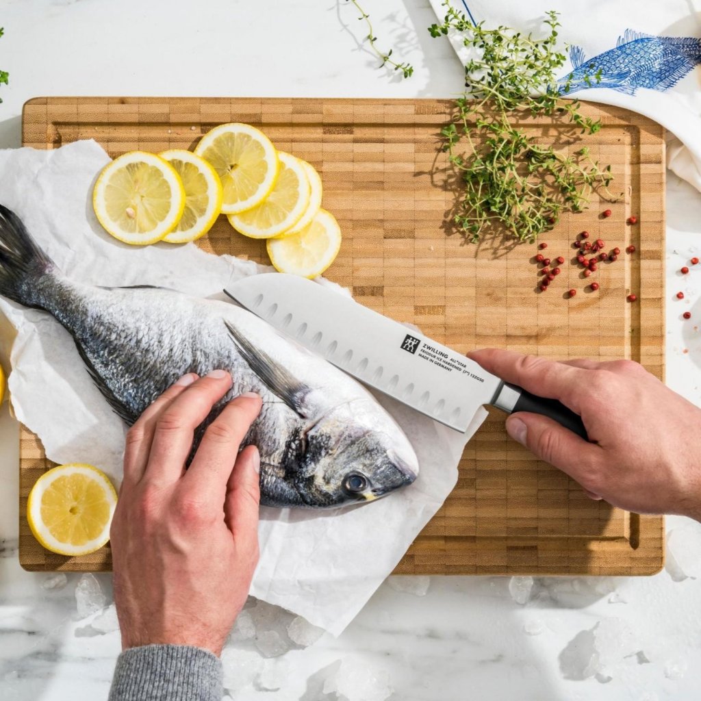 ZWILLING Santoku kniv ALL * STAR 18 cm, svart logga, Zwilling