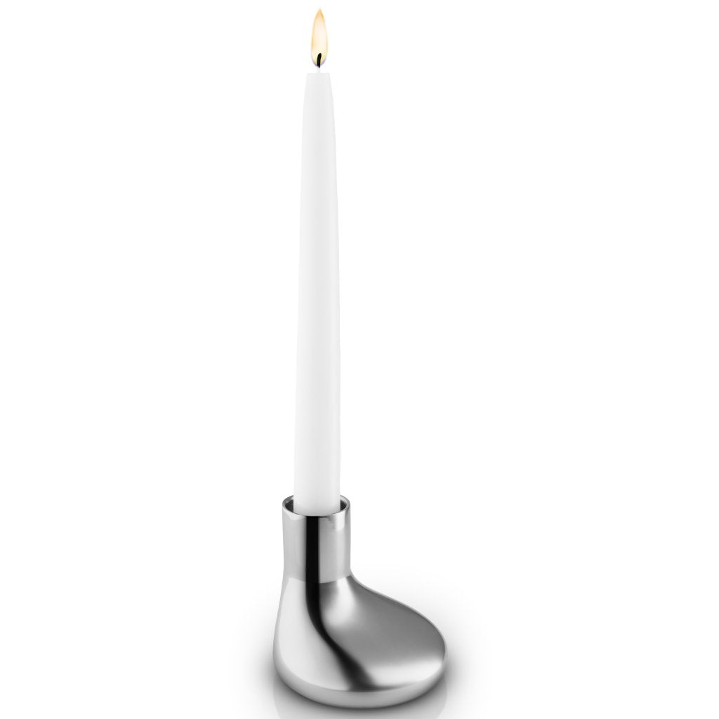 Eva Solo Hållare för middagsljus MELLOW 8 cm, silver, rostfritt stål