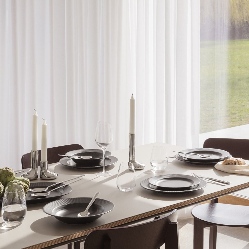 Eva Solo Frukosttallrik LEGIO NOVA 22 cm, svart, stengods