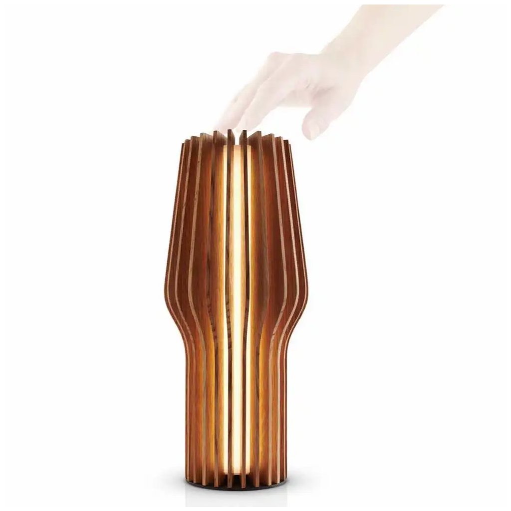 Eva Solo Bärbar bordslampa RADIANT 28 cm, LED, naturlig, trä