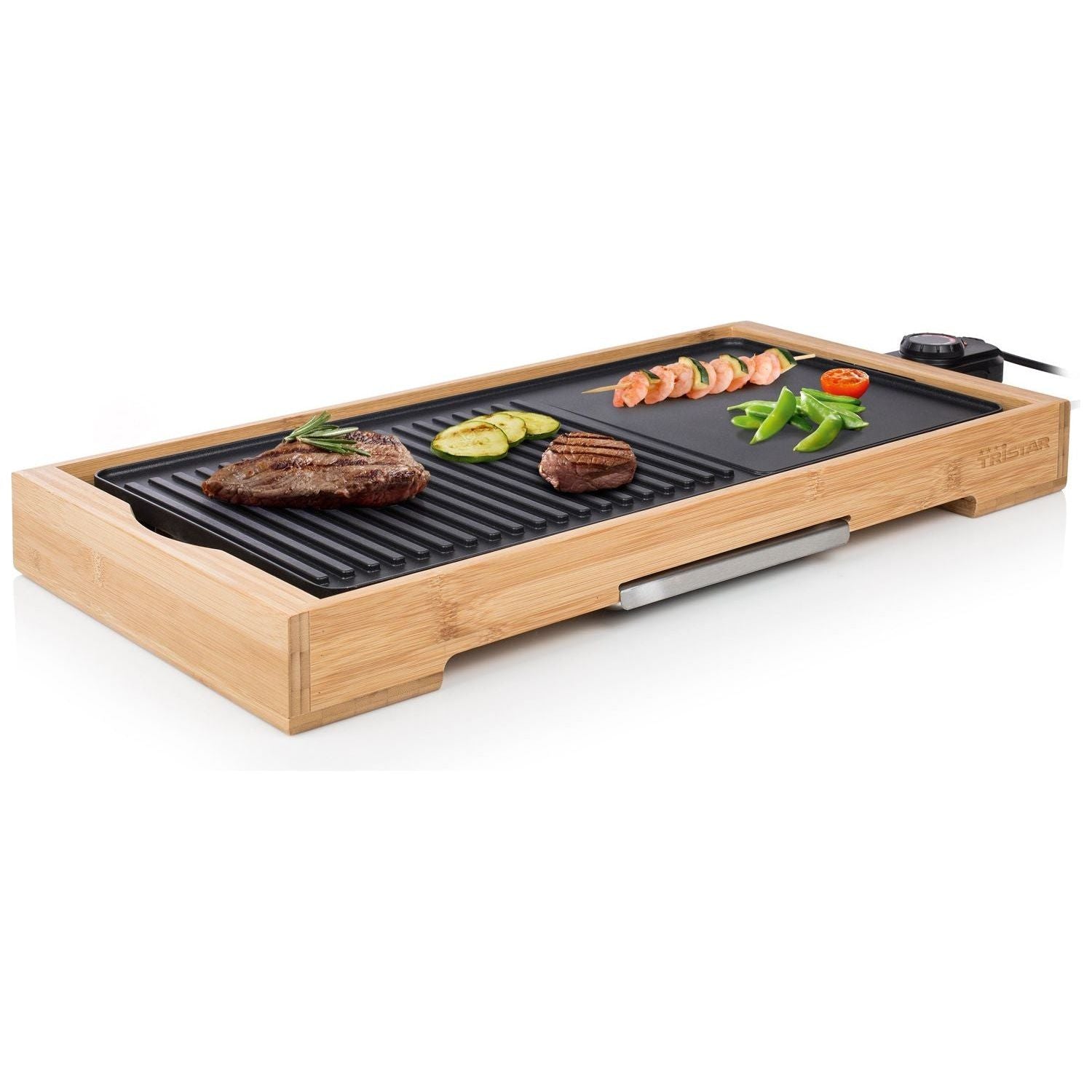 Tristar Elgrill Bambu XL Plancha