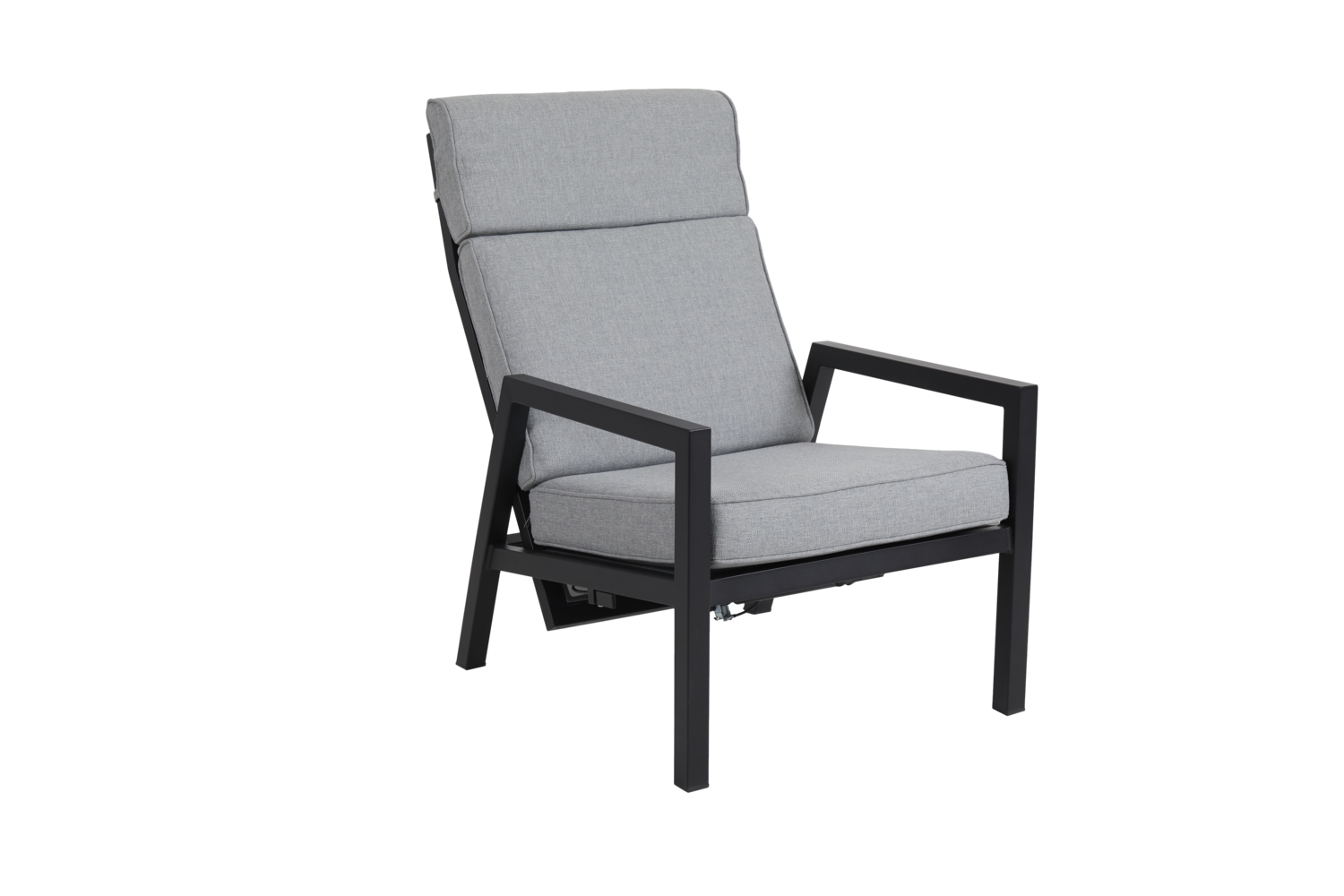 Brafab Belfort positionsfåtölj Svart/Pearl Grey