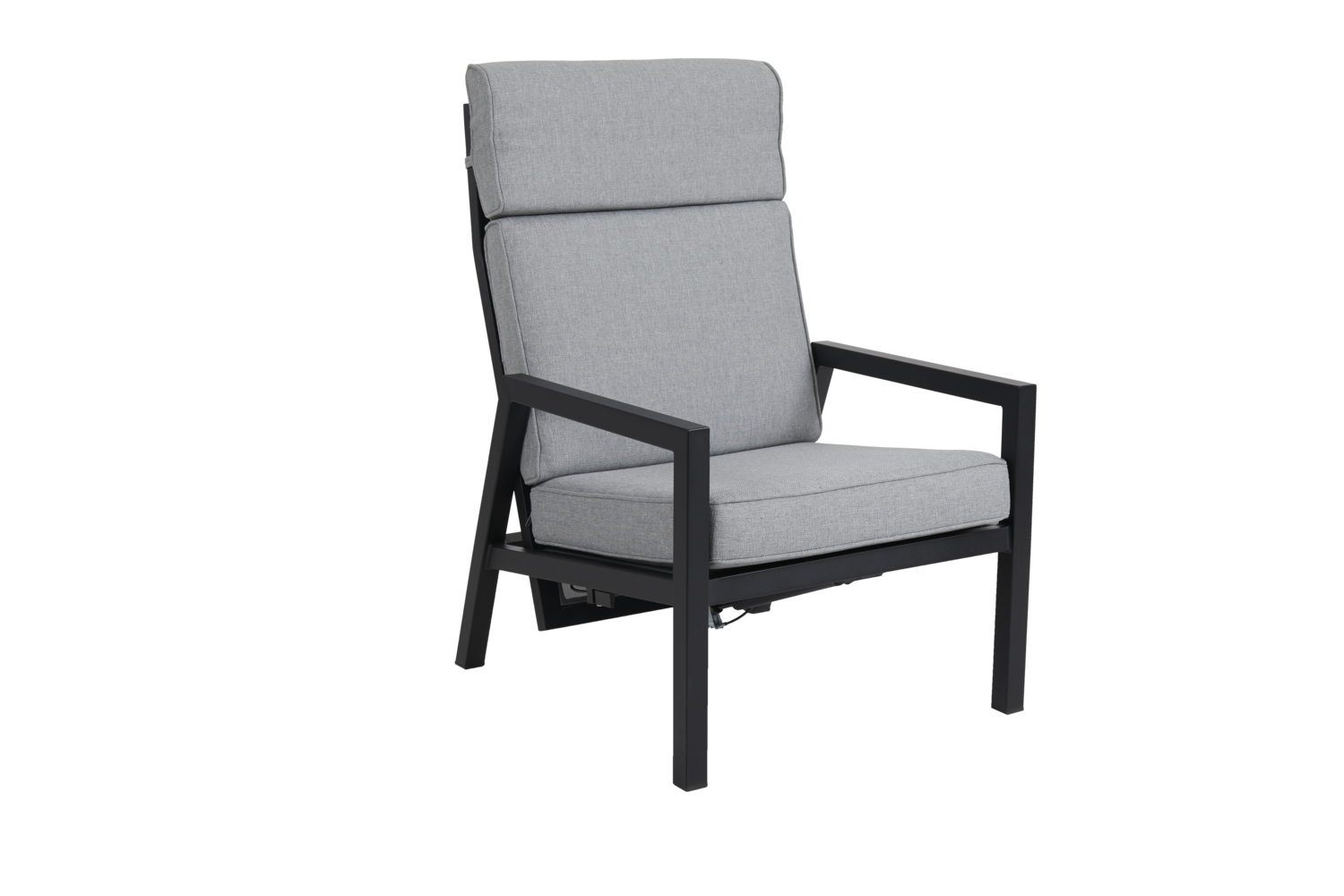 Brafab Belfort positionsfåtölj Svart/Pearl Grey