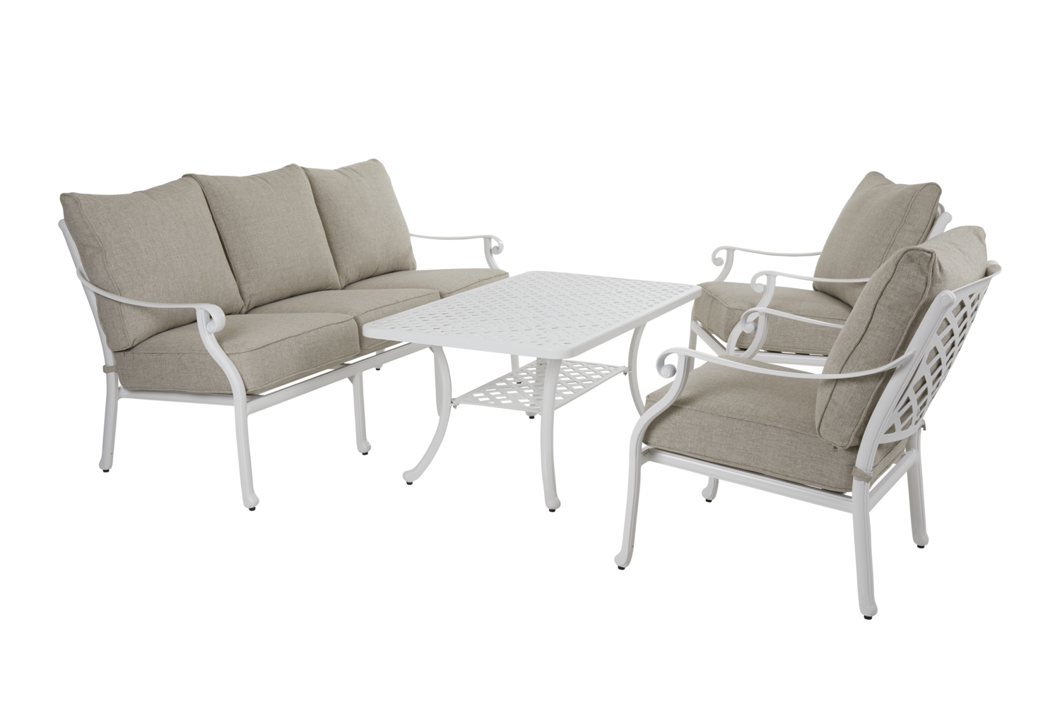 Brafab Arras soffbord Vit 70x125 cm