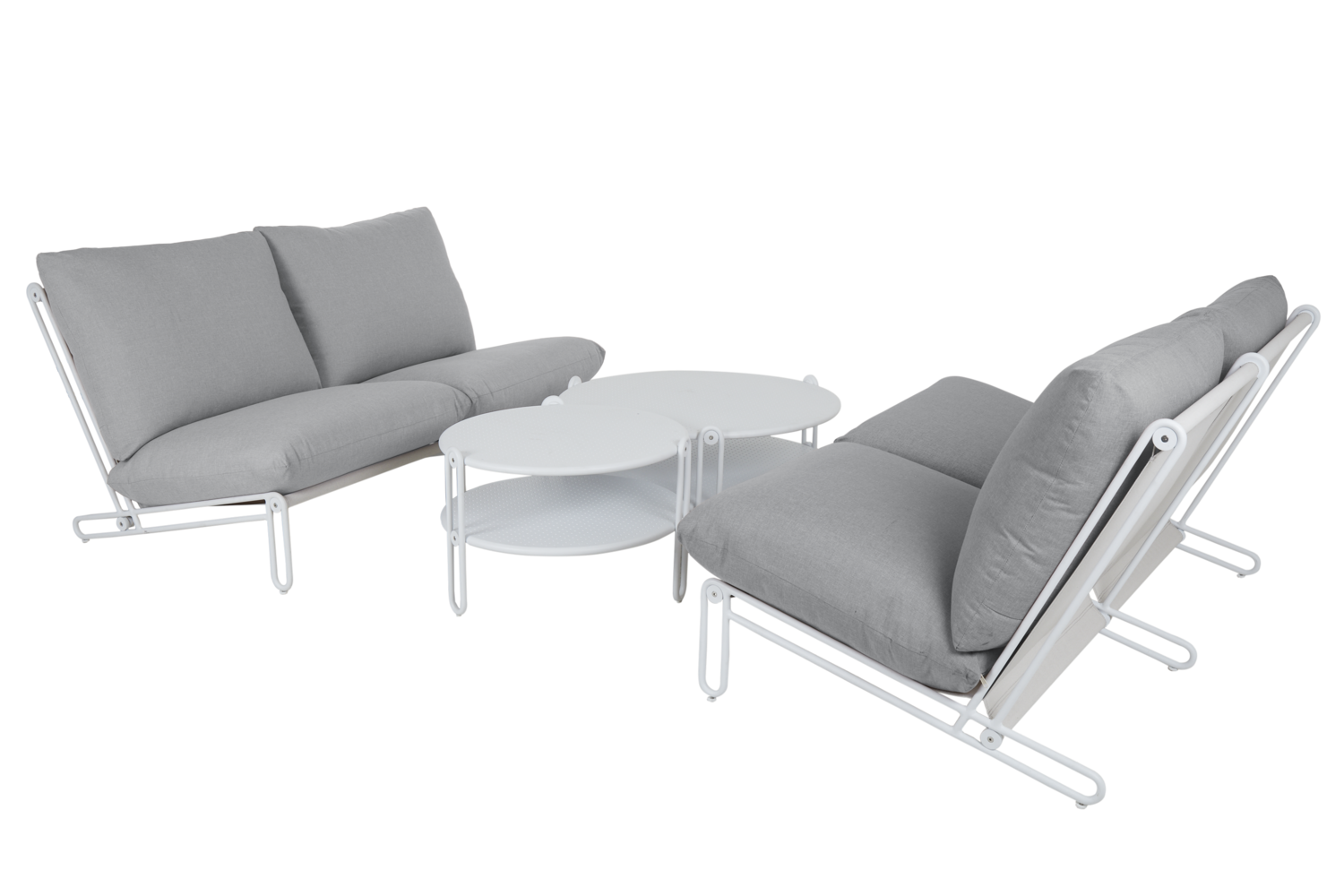 Brafab Blixt sittdel Vit/Sky grey