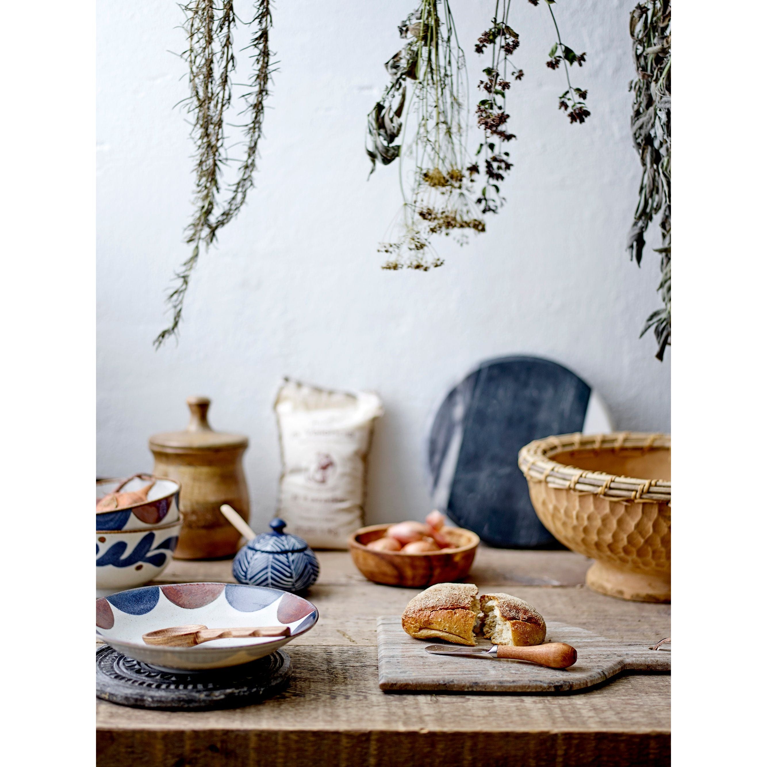 Creative Collection Camellia Tallrik, Blå, Porslin