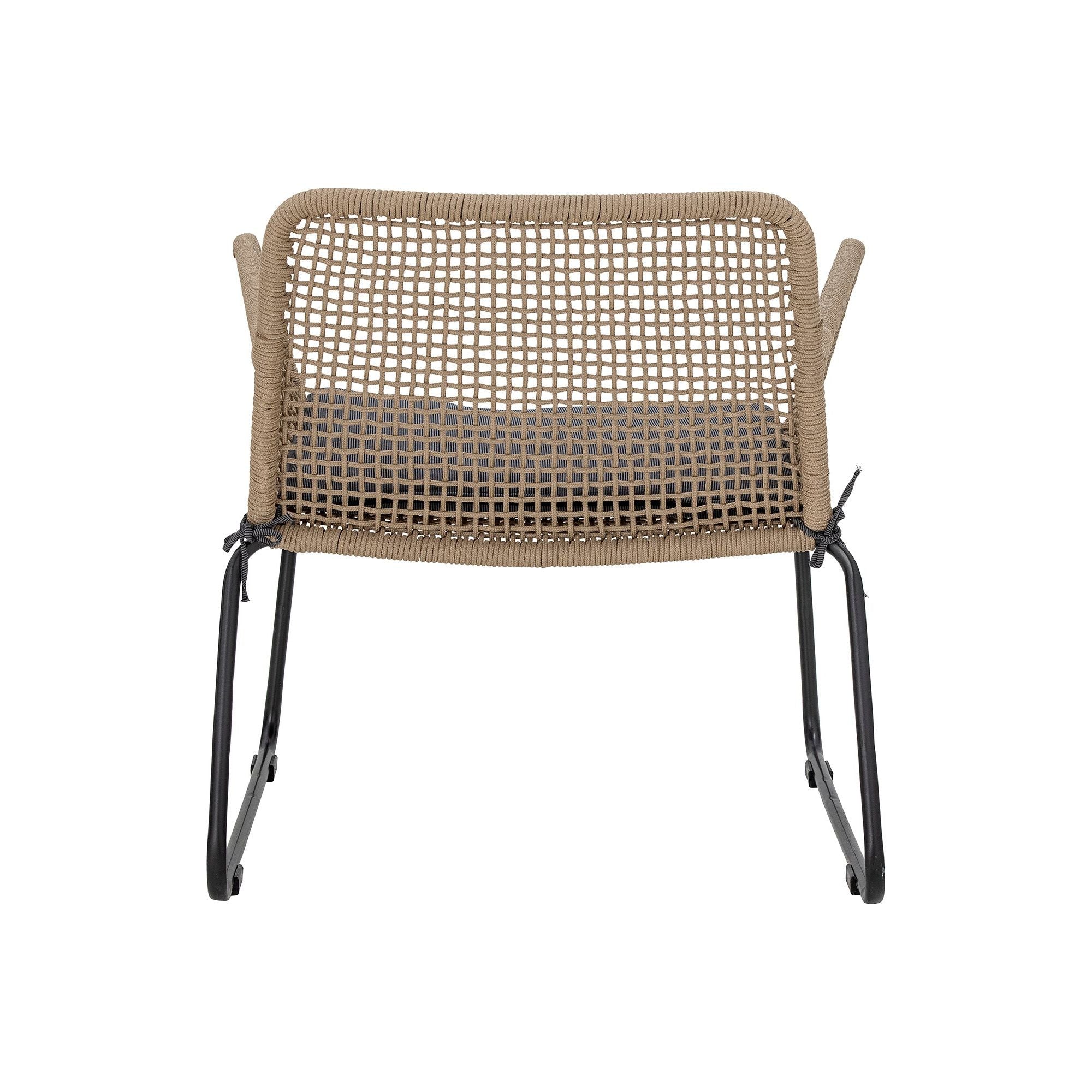 Bloomingville Mundo Loungestol, Brun, Metall