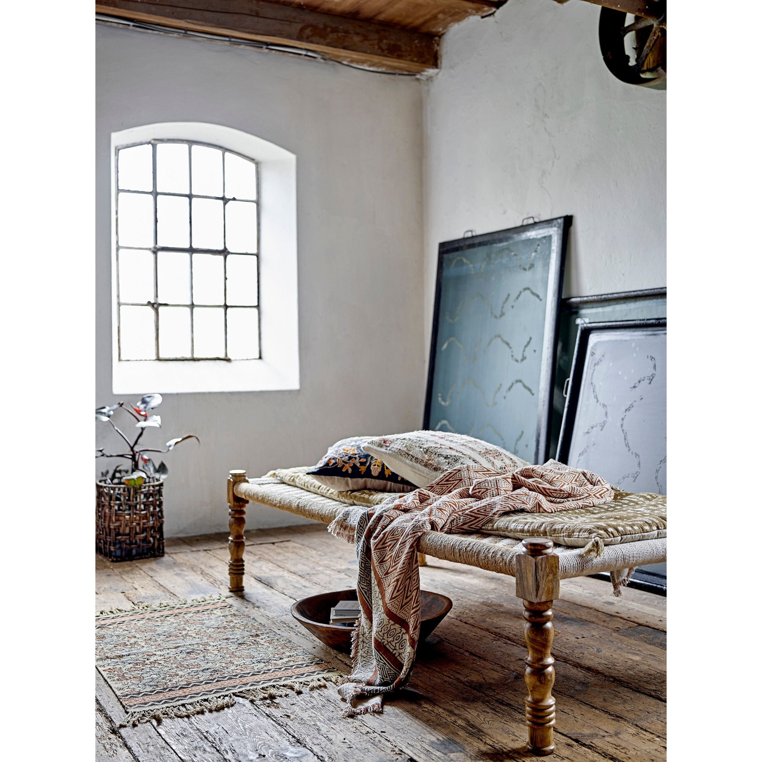 Creative Collection Nona Kudde, Natur, Bomull