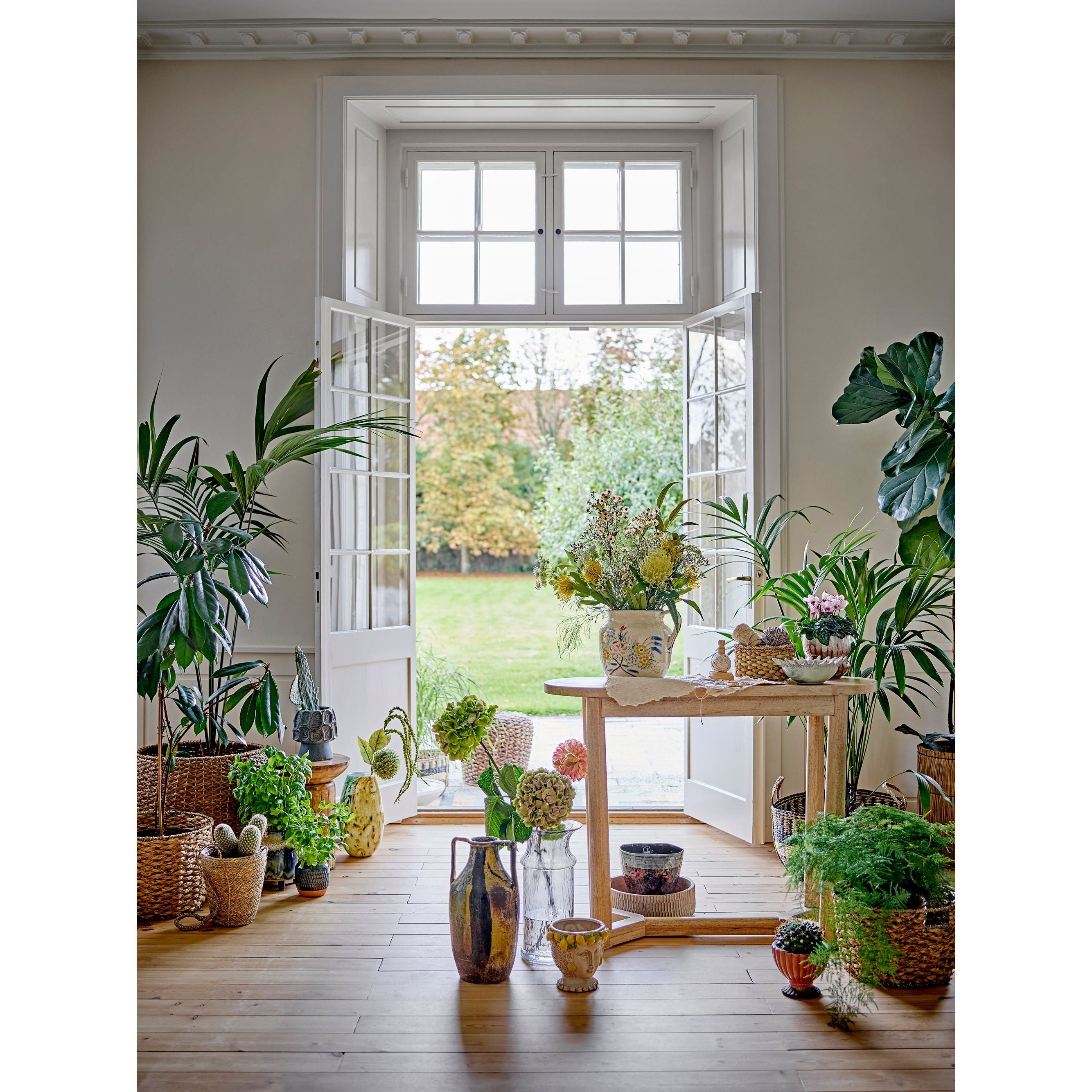 Creative Collection Limone Blomkruka, Gul, Stengods