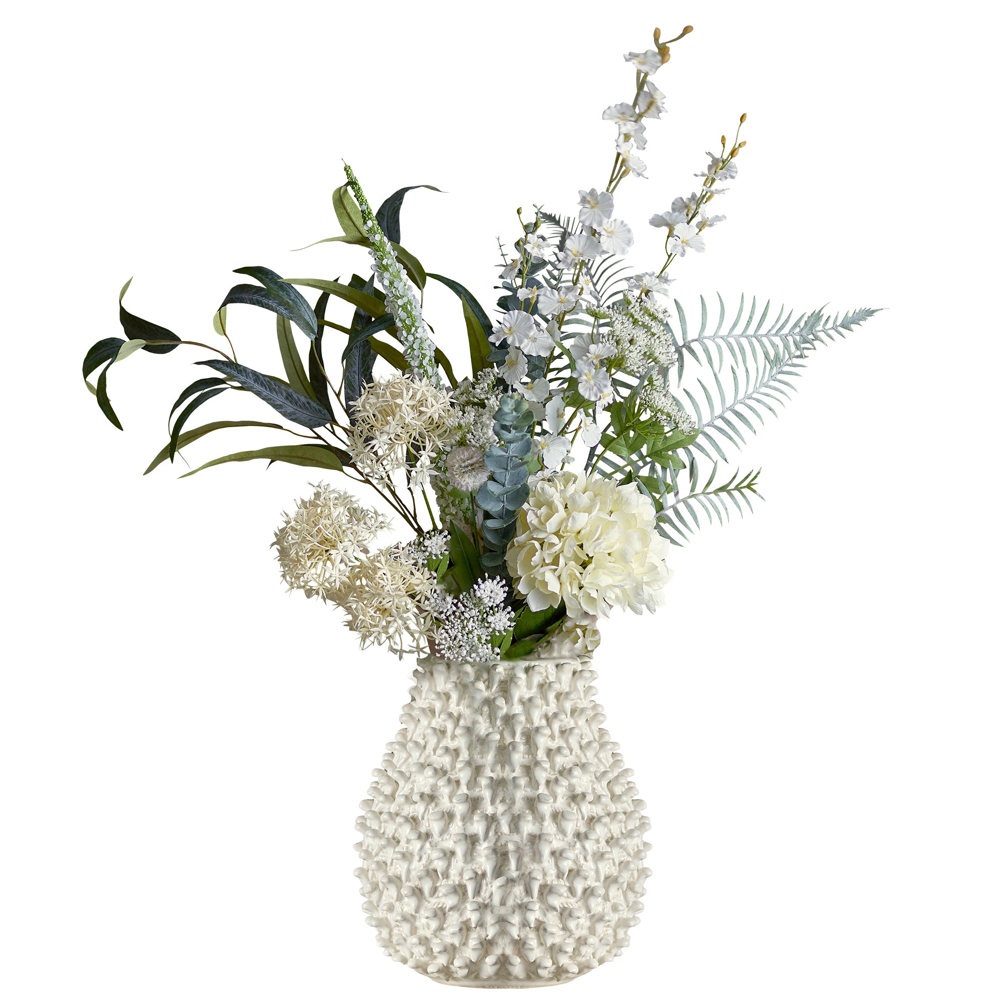Bloomingville Symphonie Bouquet, Vit, Konstgjorda Blommor