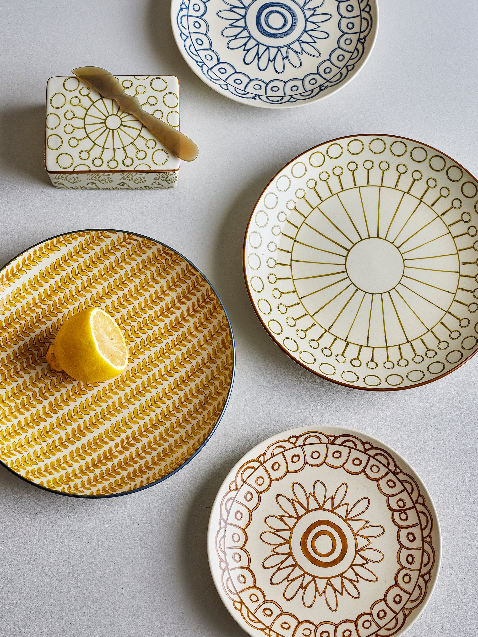 Creative Collection Maple Tallrik, Orange, Stengods