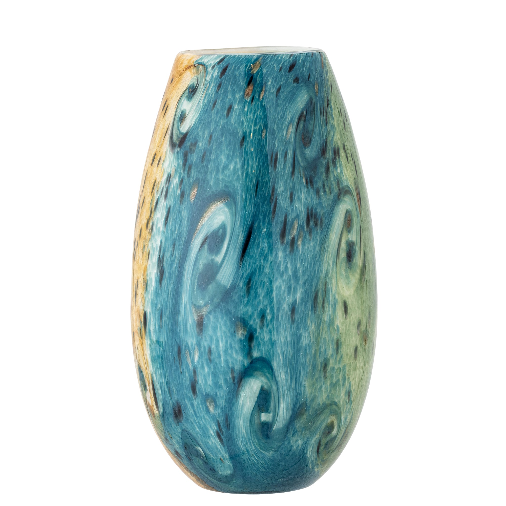 Creative Collection Kalian Vas, Blå, Glas