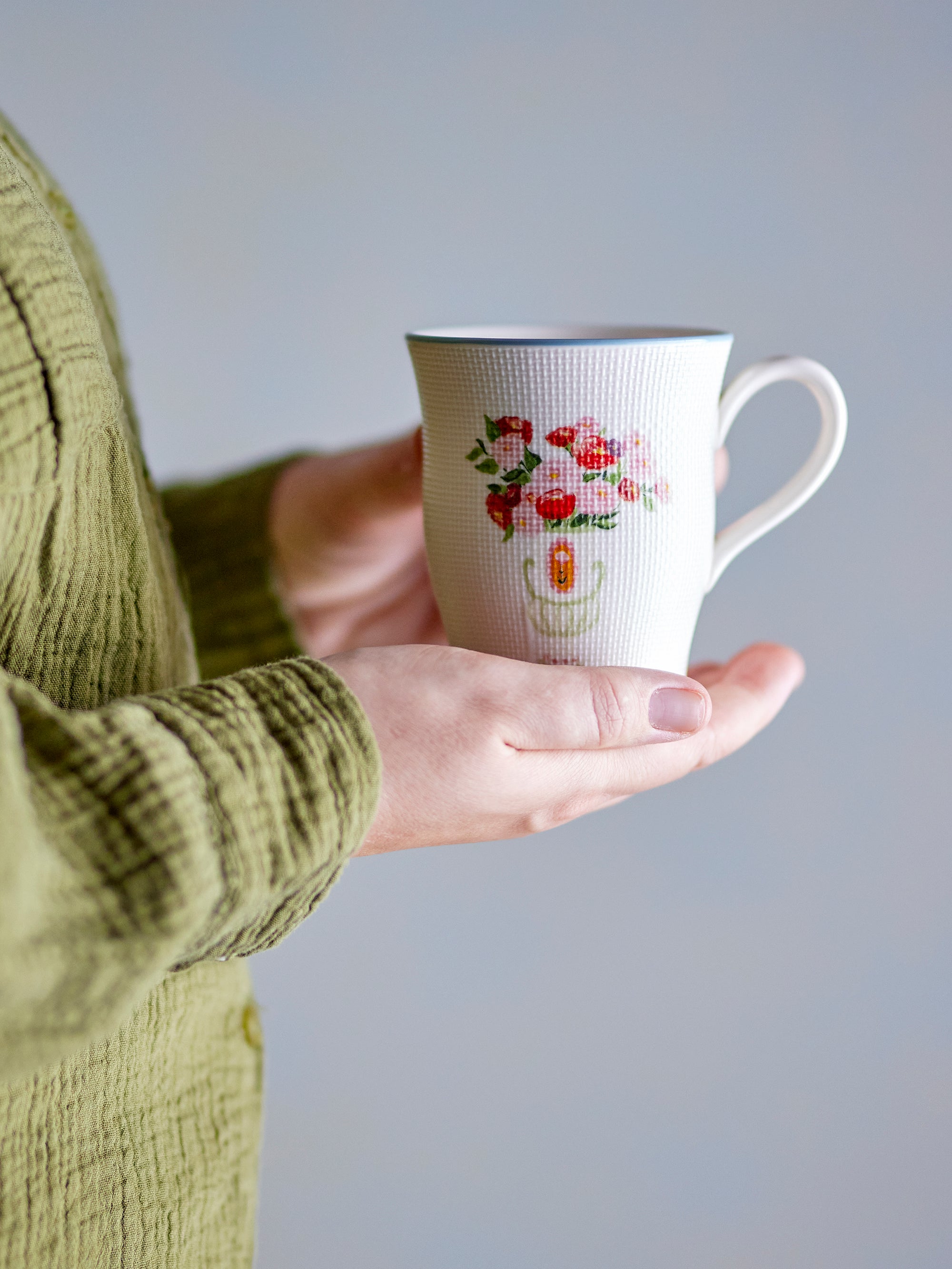Bloomingville Dorothy Mugg, Blå, Stengods