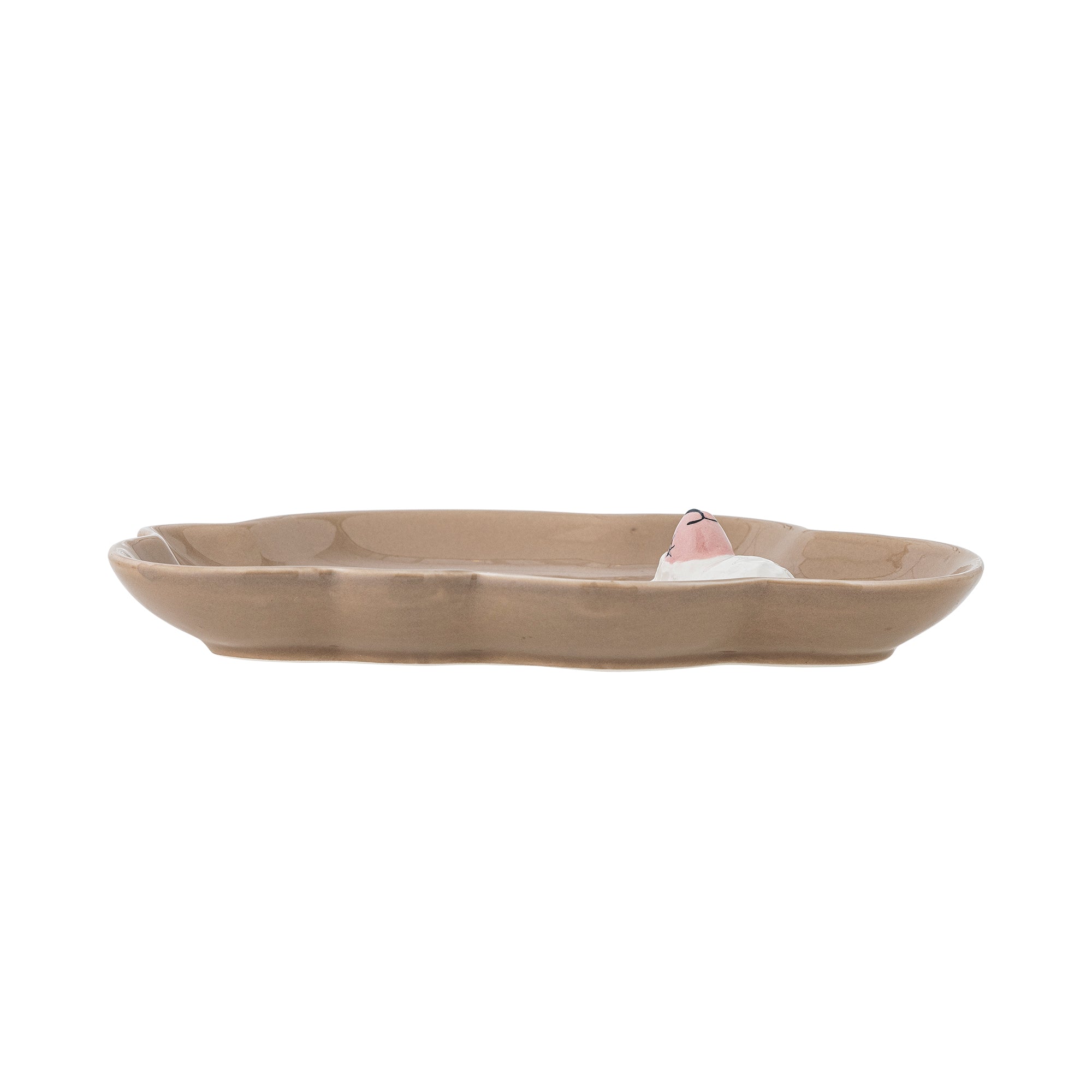 Bloomingville Mini Dolly Tallrik, Brun, Stengods