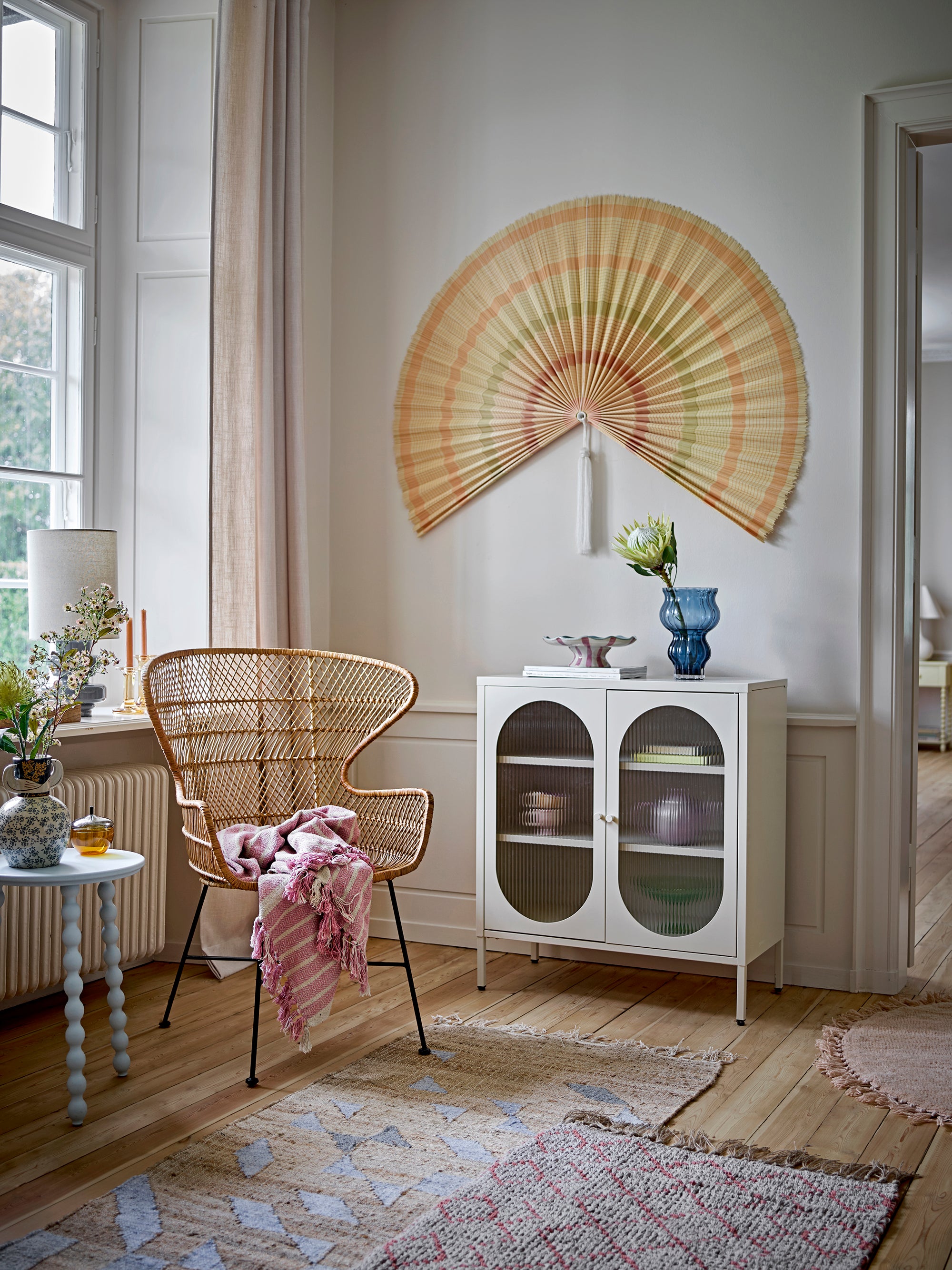 Bloomingville Zanna Vas, Blå, Glas