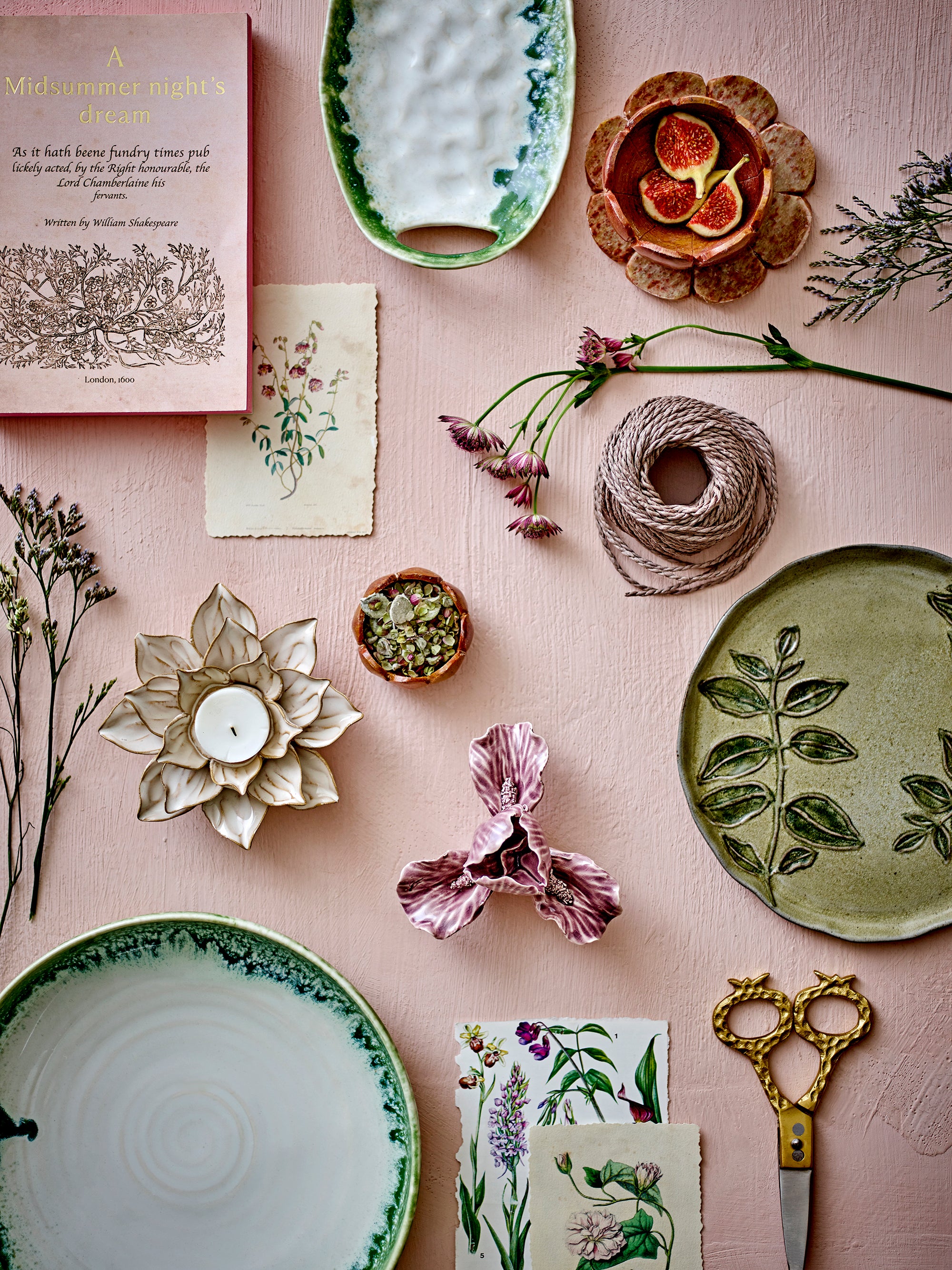 Creative Collection Prim Serveringsfat, Grön, Stengods