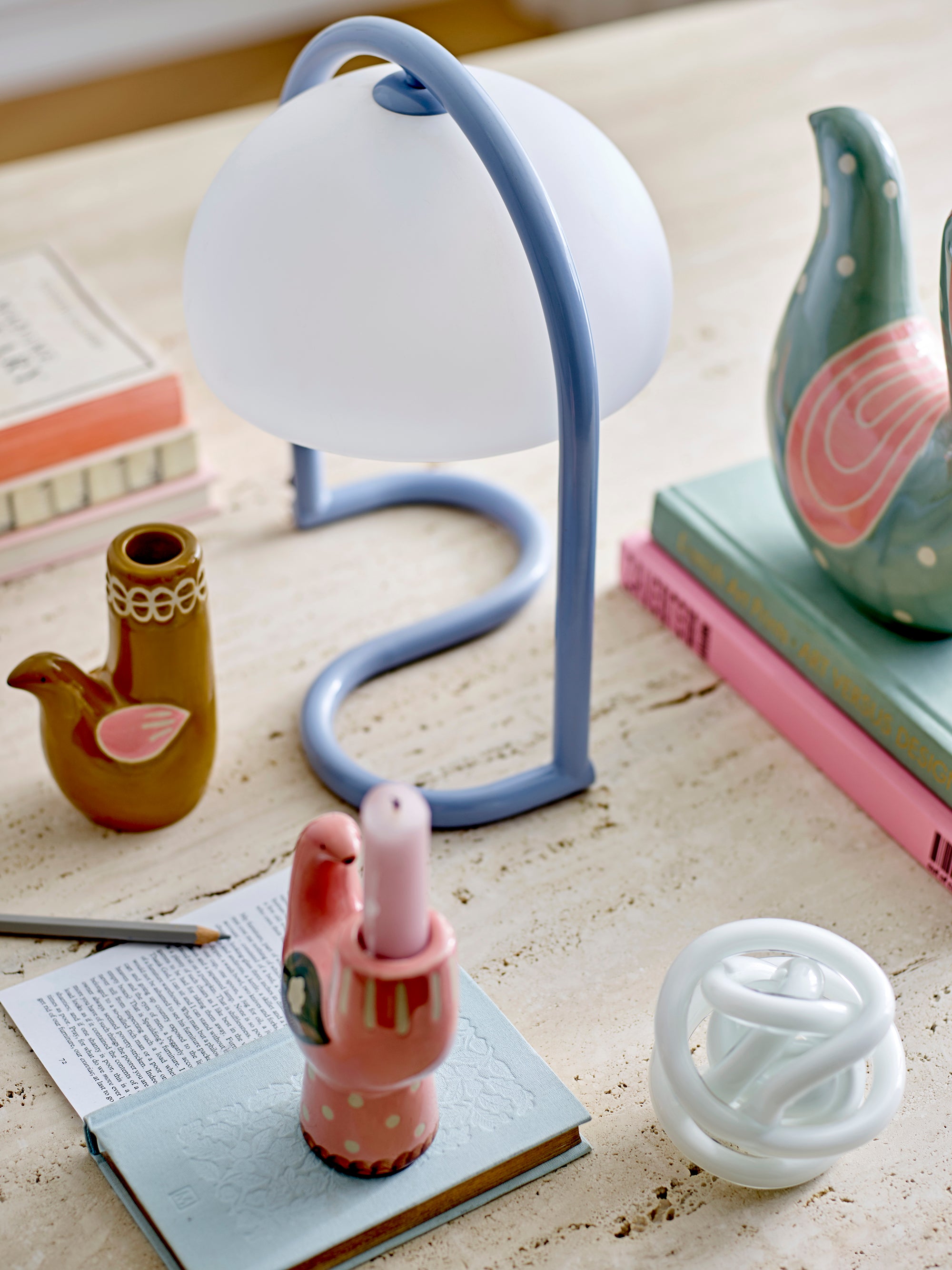 Bloomingville Trudy Vas, Flerfärgad, Stengods