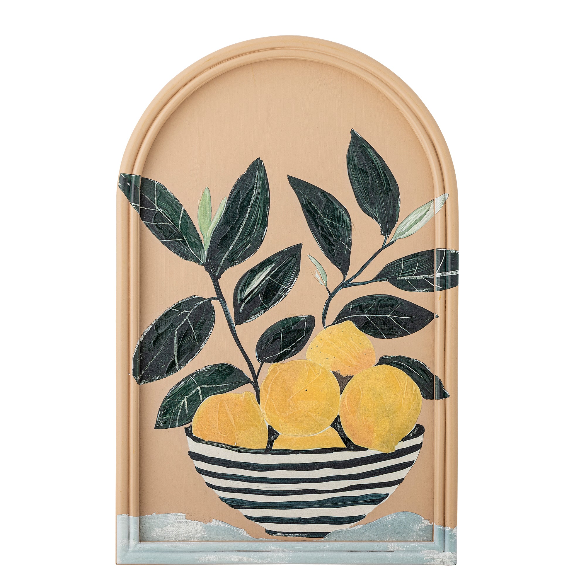 Creative Collection Limone Illustration med Ram, Flera Färger, MDF