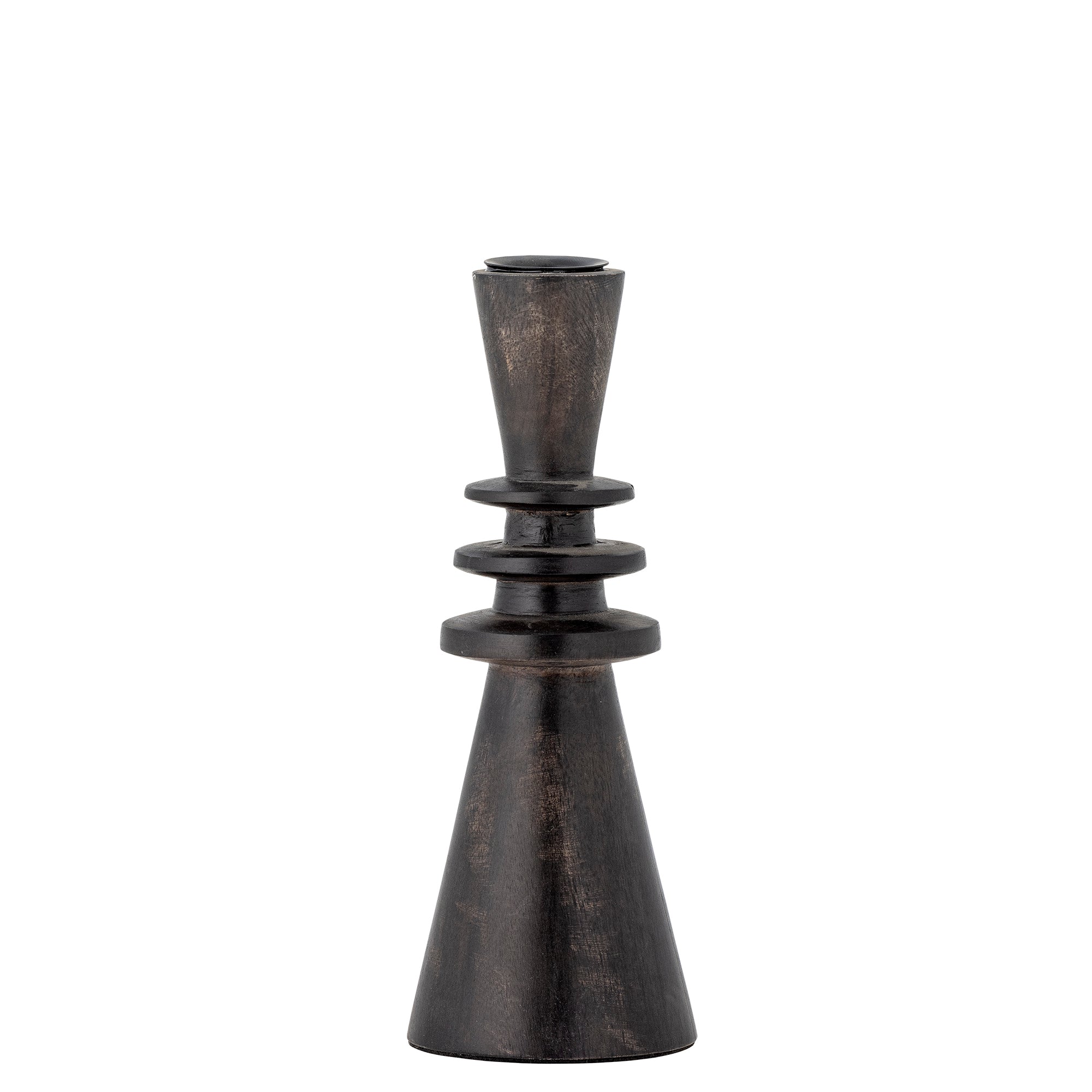 Bloomingville Armel Ljusstake, Svart, Mango