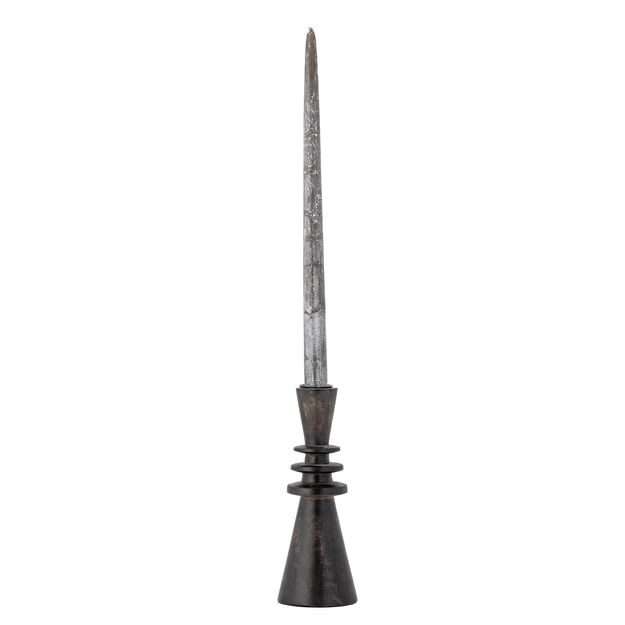 Bloomingville Armel Ljusstake, Svart, Mango
