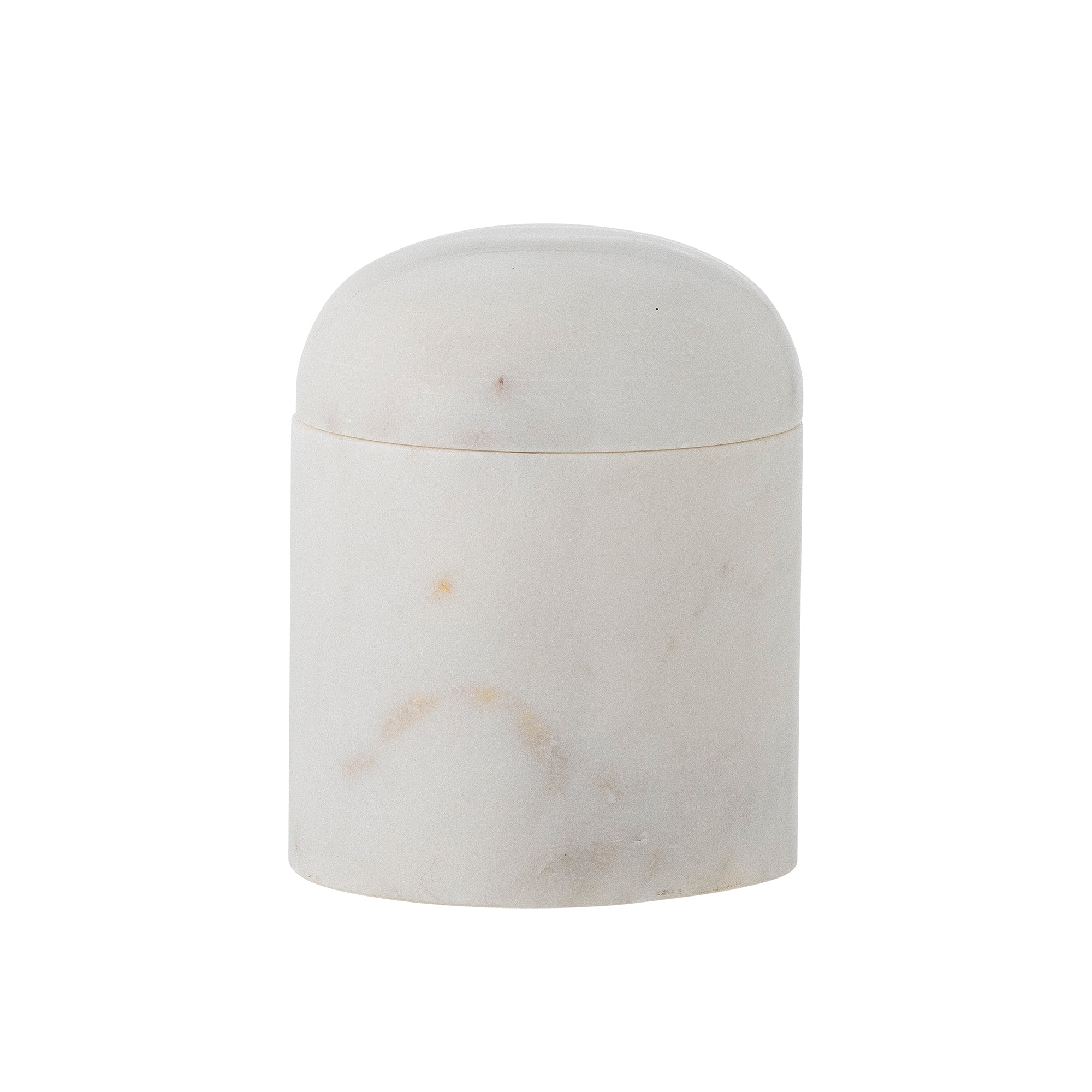Bloomingville Lira Burk med Lock, Vit, Marmor