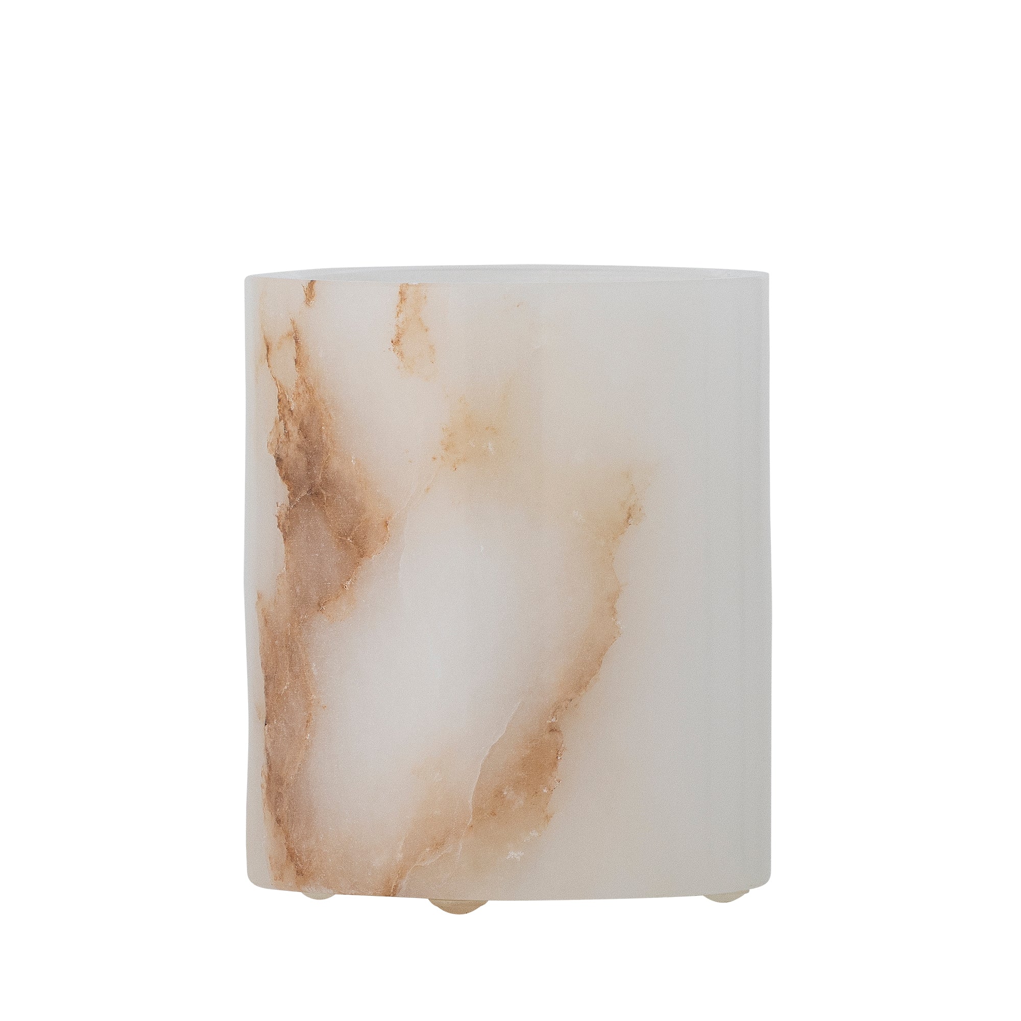 Bloomingville Annebel Votiv, Vit, Alabaster