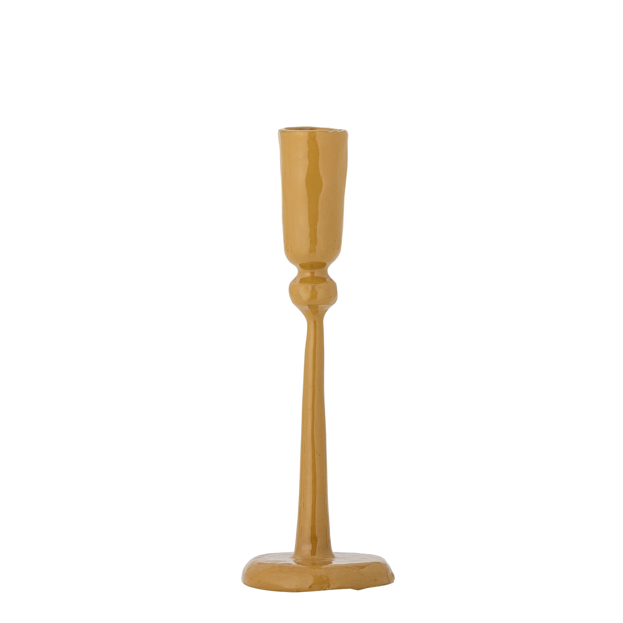Bloomingville Eber Ljusstake, Gul, Metall