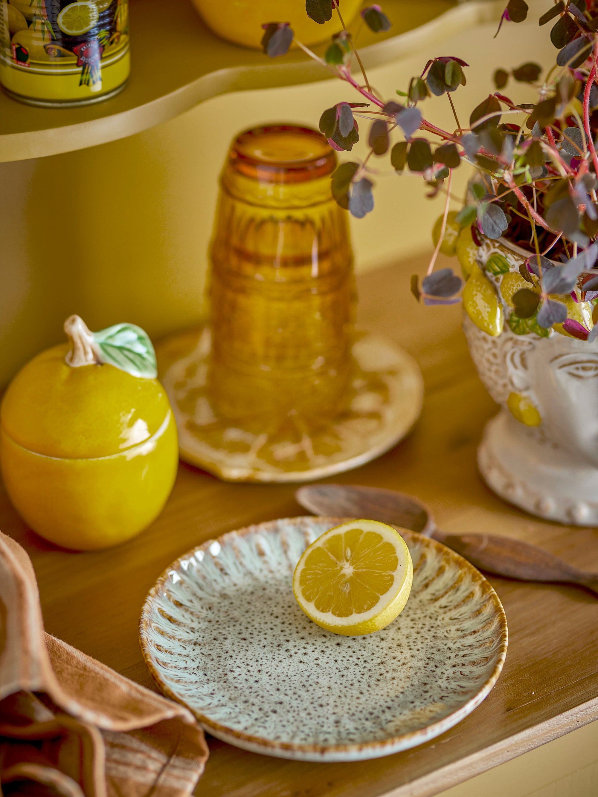 Creative Collection Fleur Tallrik, Natur, Stengods