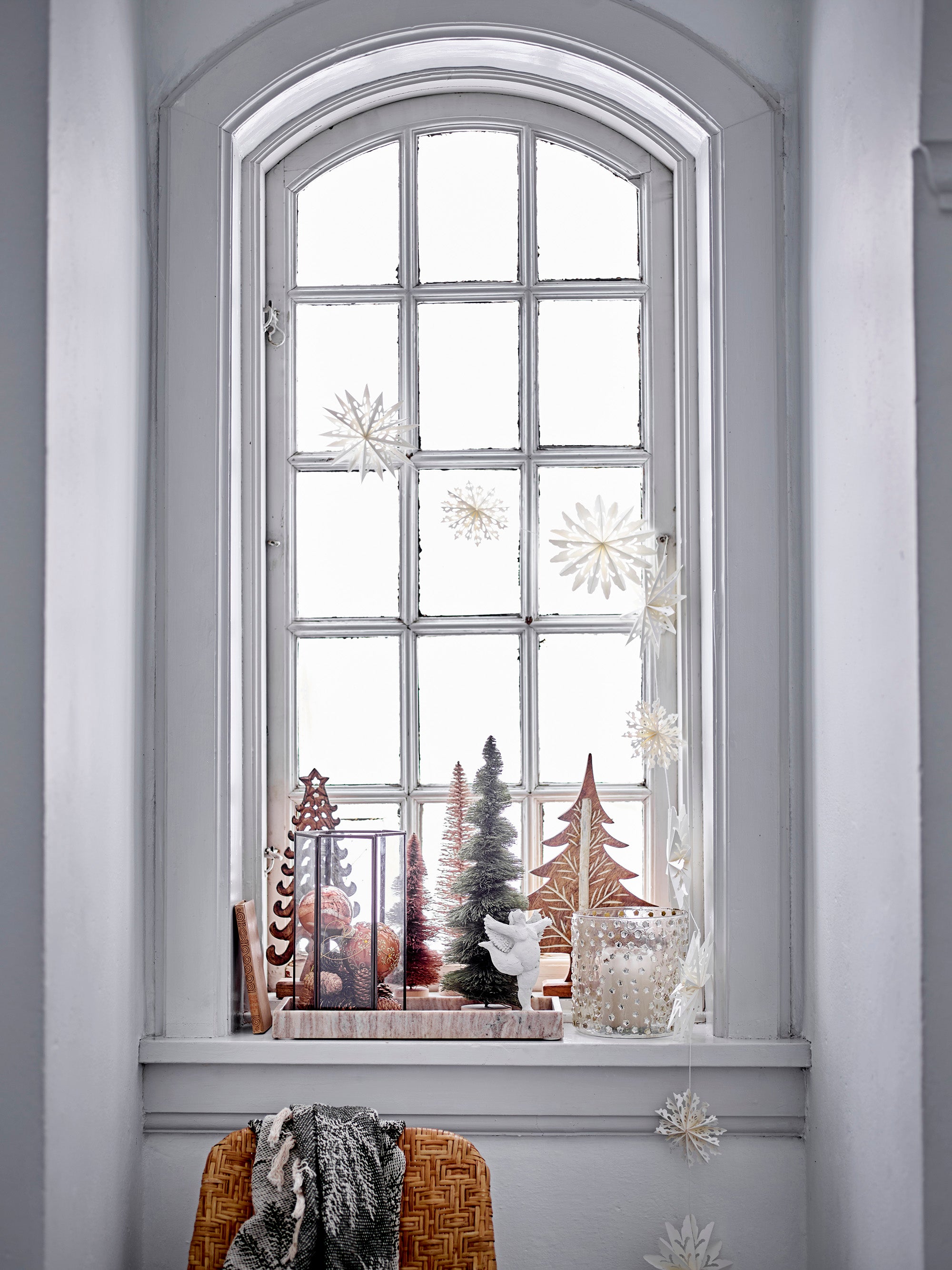 Bloomingville Bellac Girland, Vit, FSC® Mix, Papper