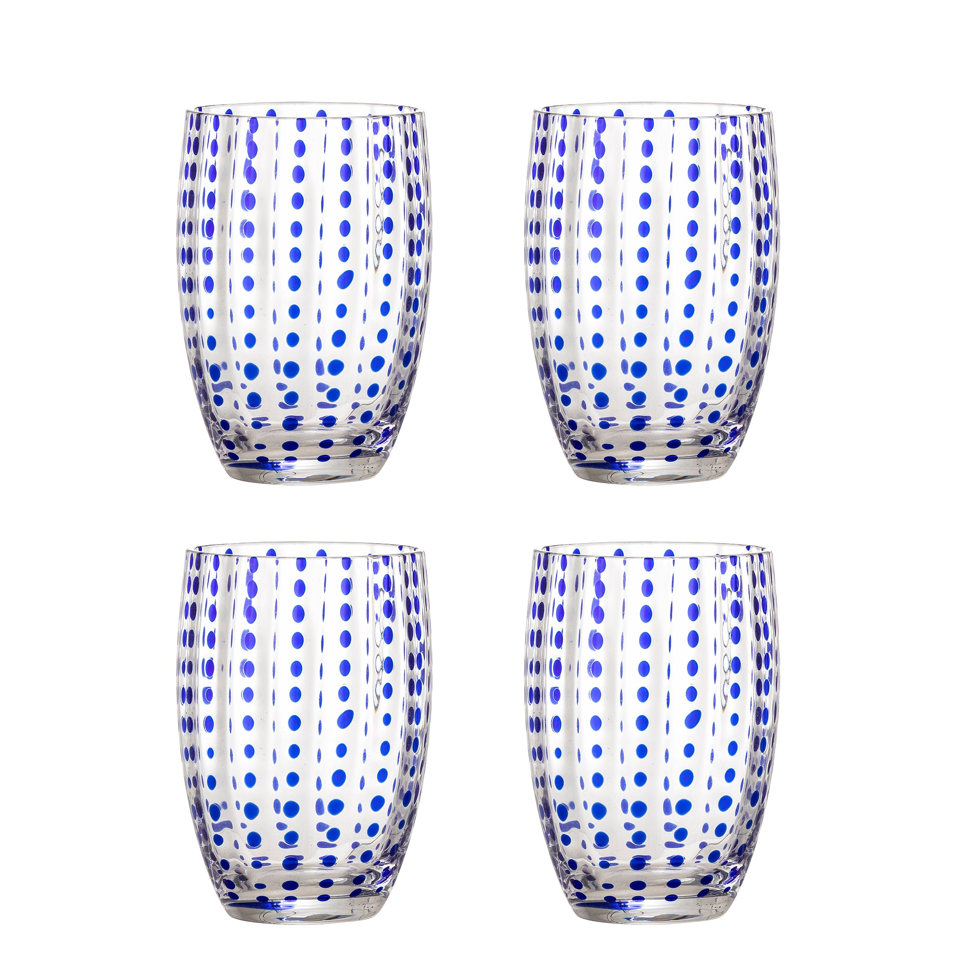 Bloomingville Brinley Dricksglas, Blå, Glas