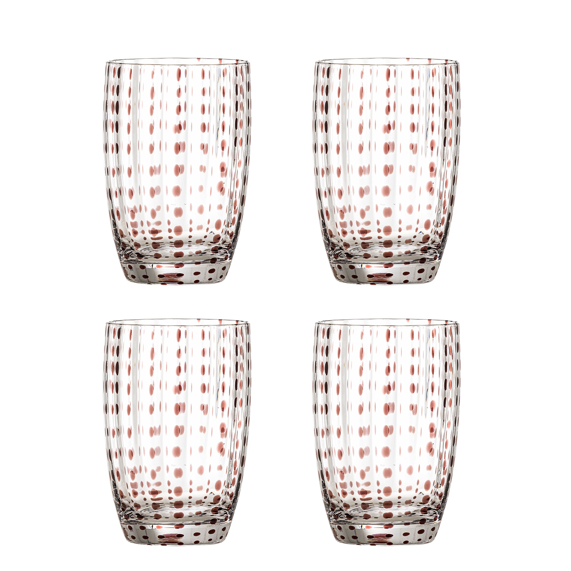 Bloomingville Brinley Dricksglas, Brun, Glas