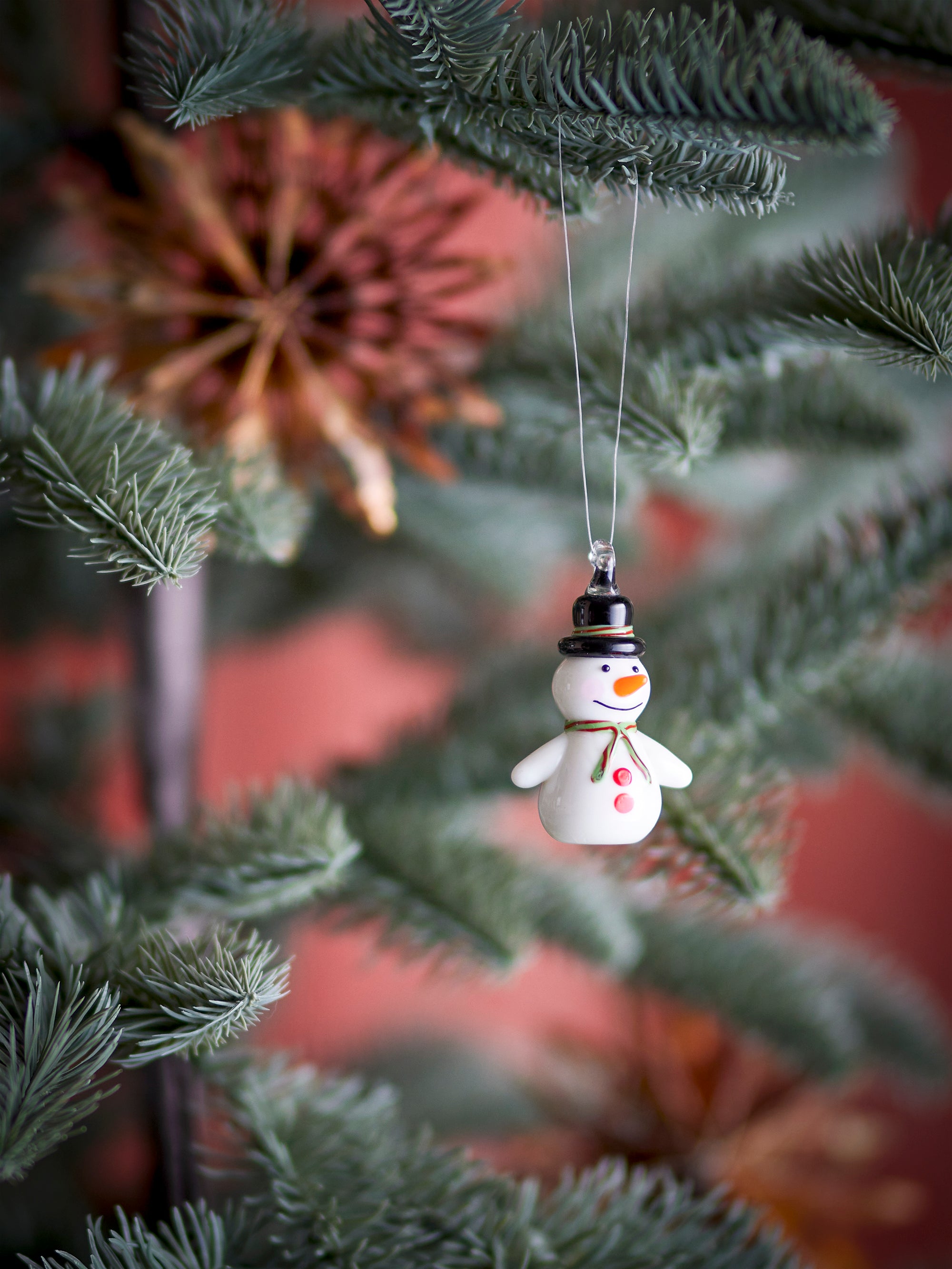Bloomingville Festive Ornament, Vit, Glas