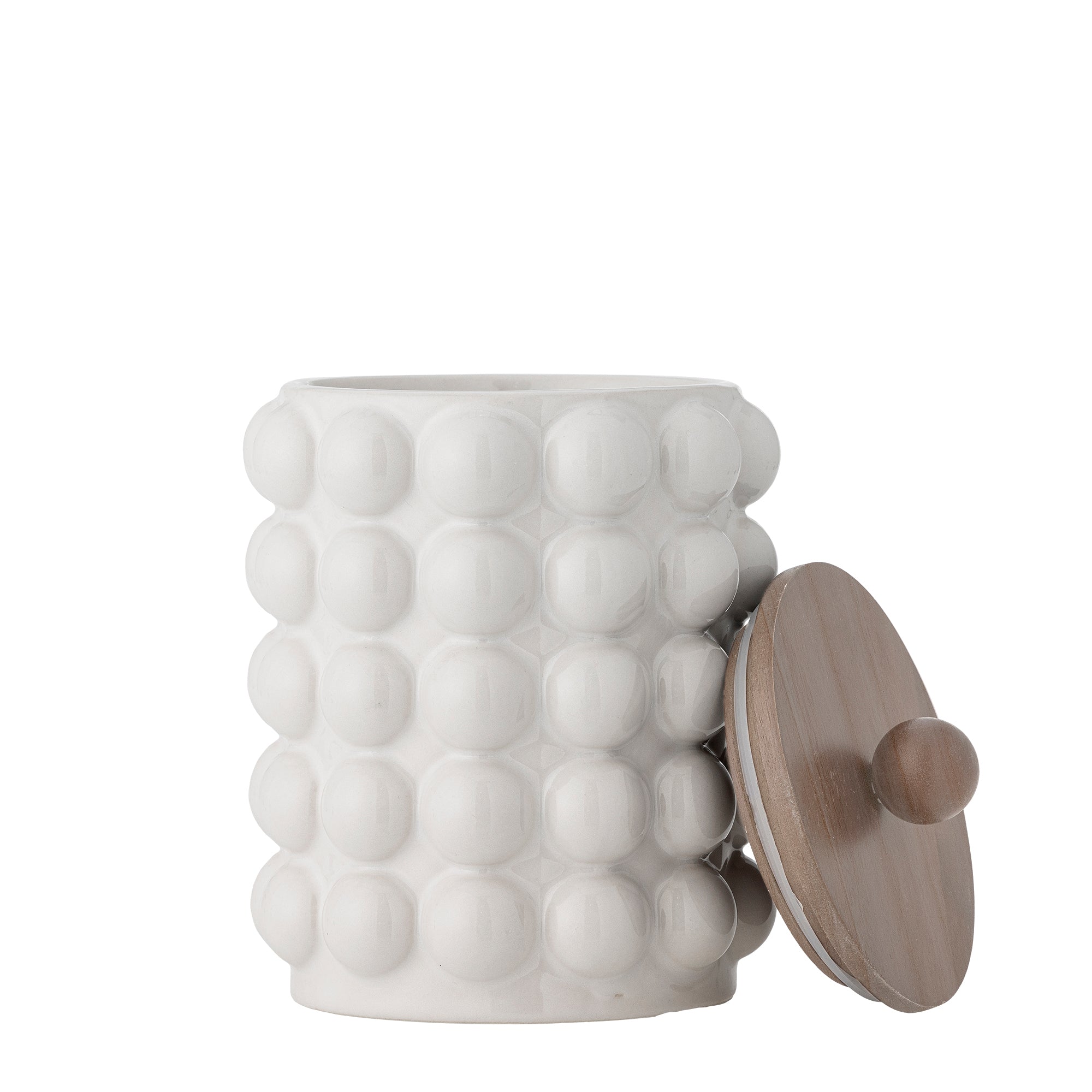 Creative Collection Madge Burk med Lock, Vit, Stengods