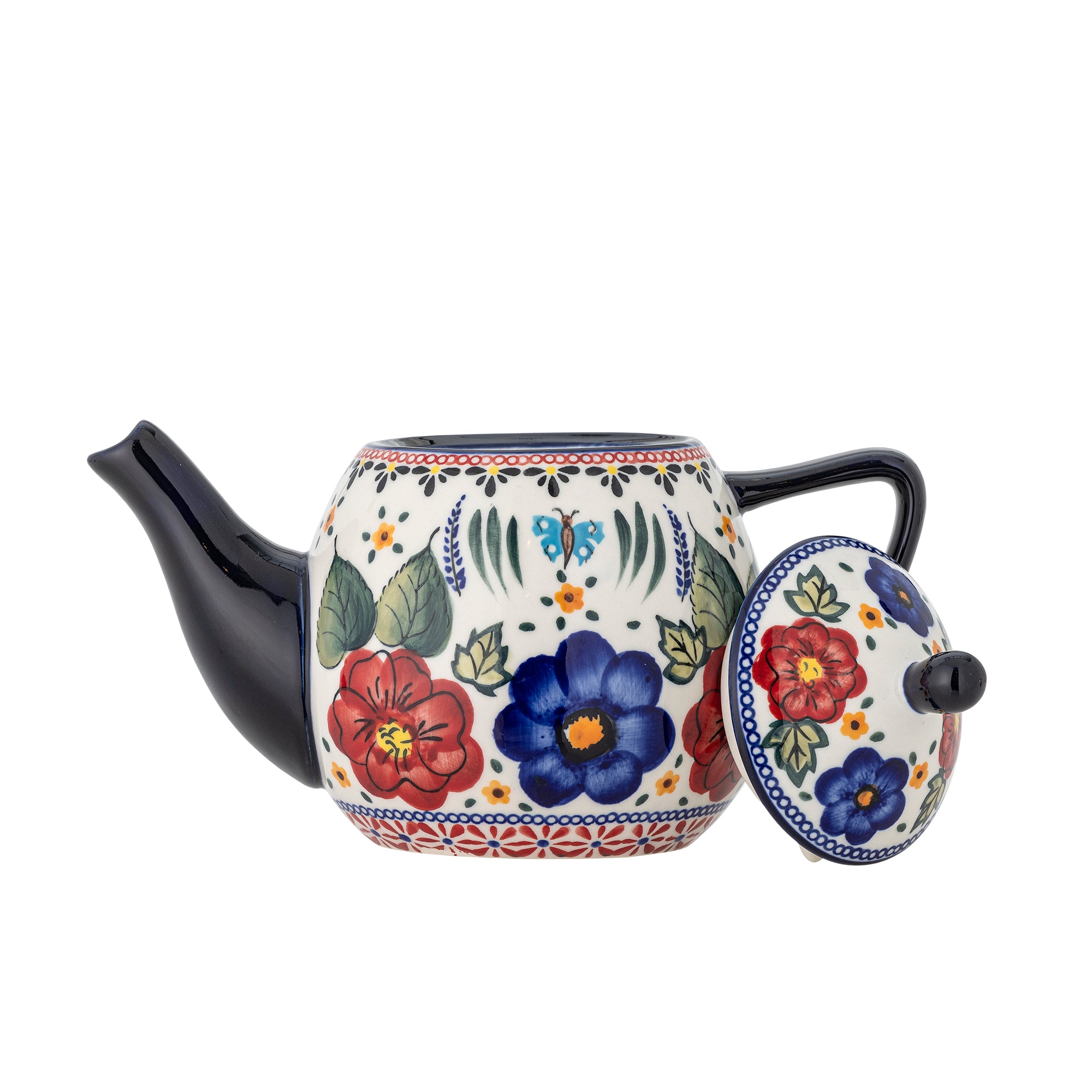 Creative Collection Florist Tekanna med tesil, Multi, Stengods