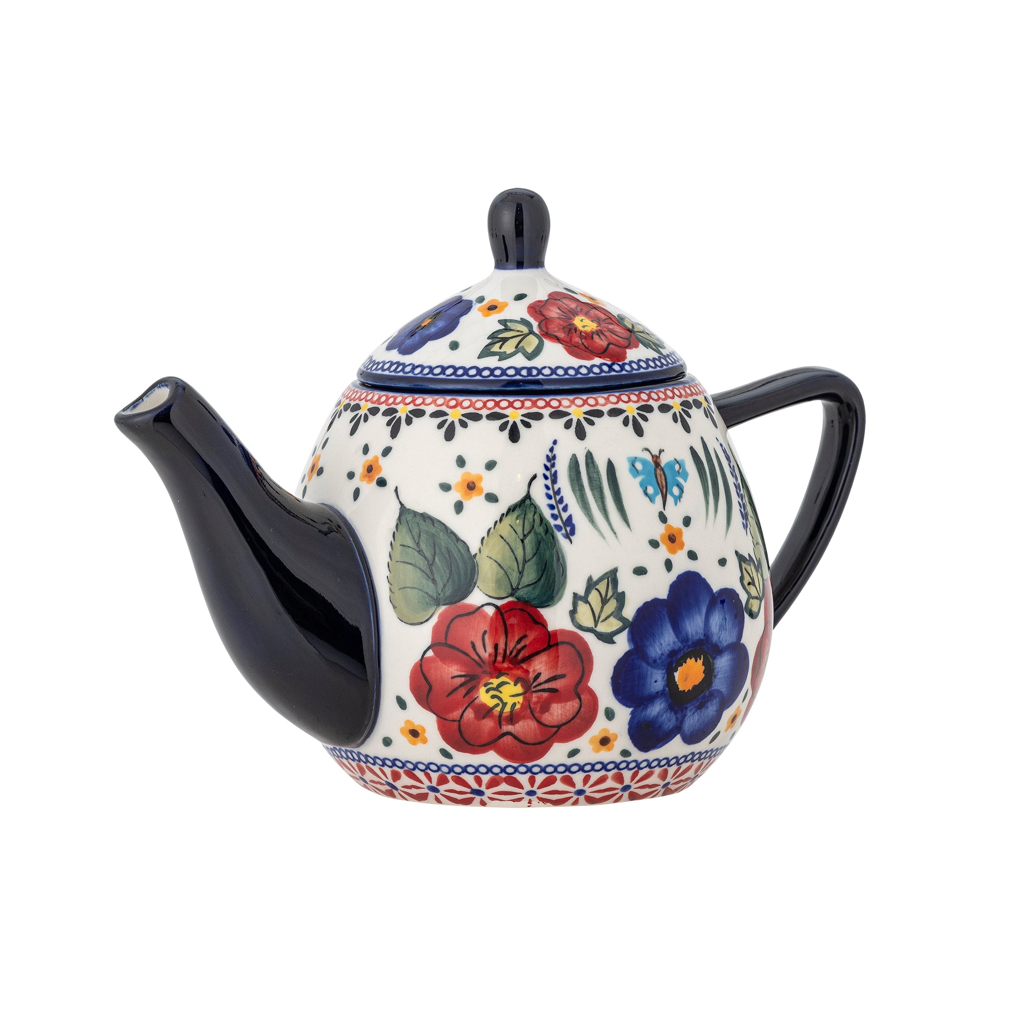 Creative Collection Florist Tekanna med tesil, Multi, Stengods