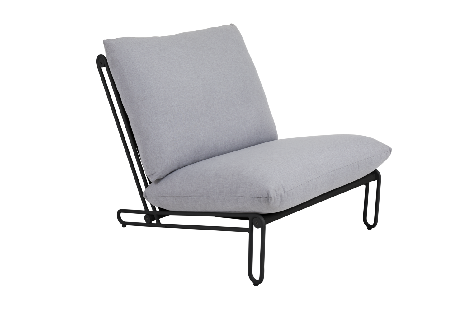 Brafab Blixt loungefåtölj Svart/Sky Grey