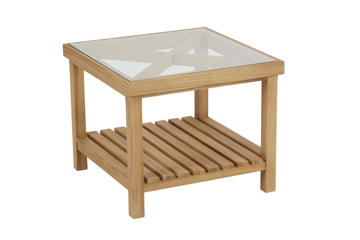 Brafab Varm soffbord Natur 55x55x50 cm